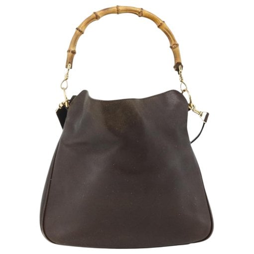 Bamboo leather handbag