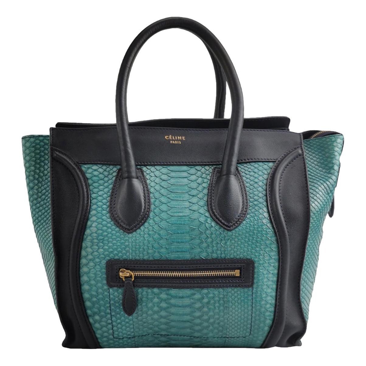 Luggage leather handbag