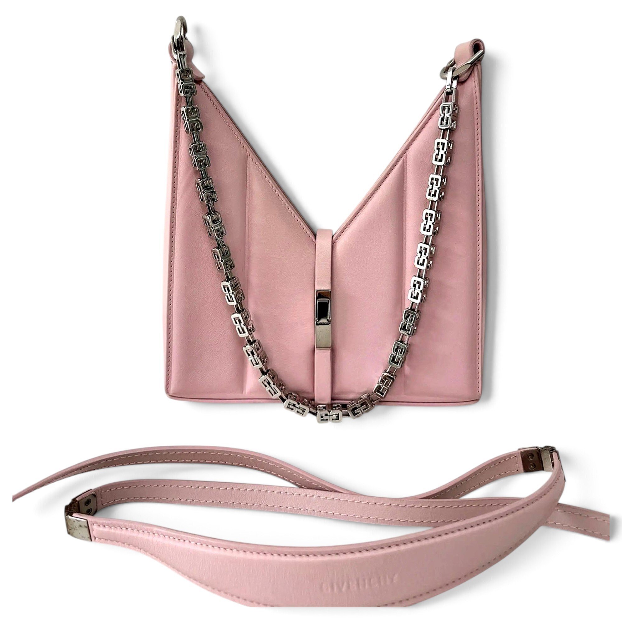 Cut Out leather crossbody bag