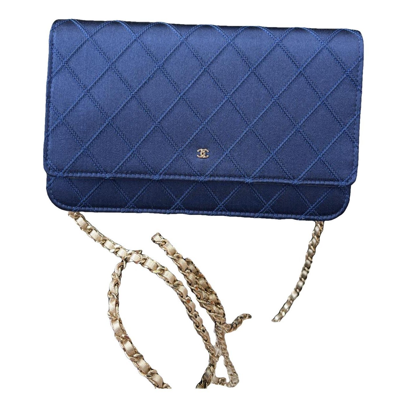 Wallet On Chain leather handbag
