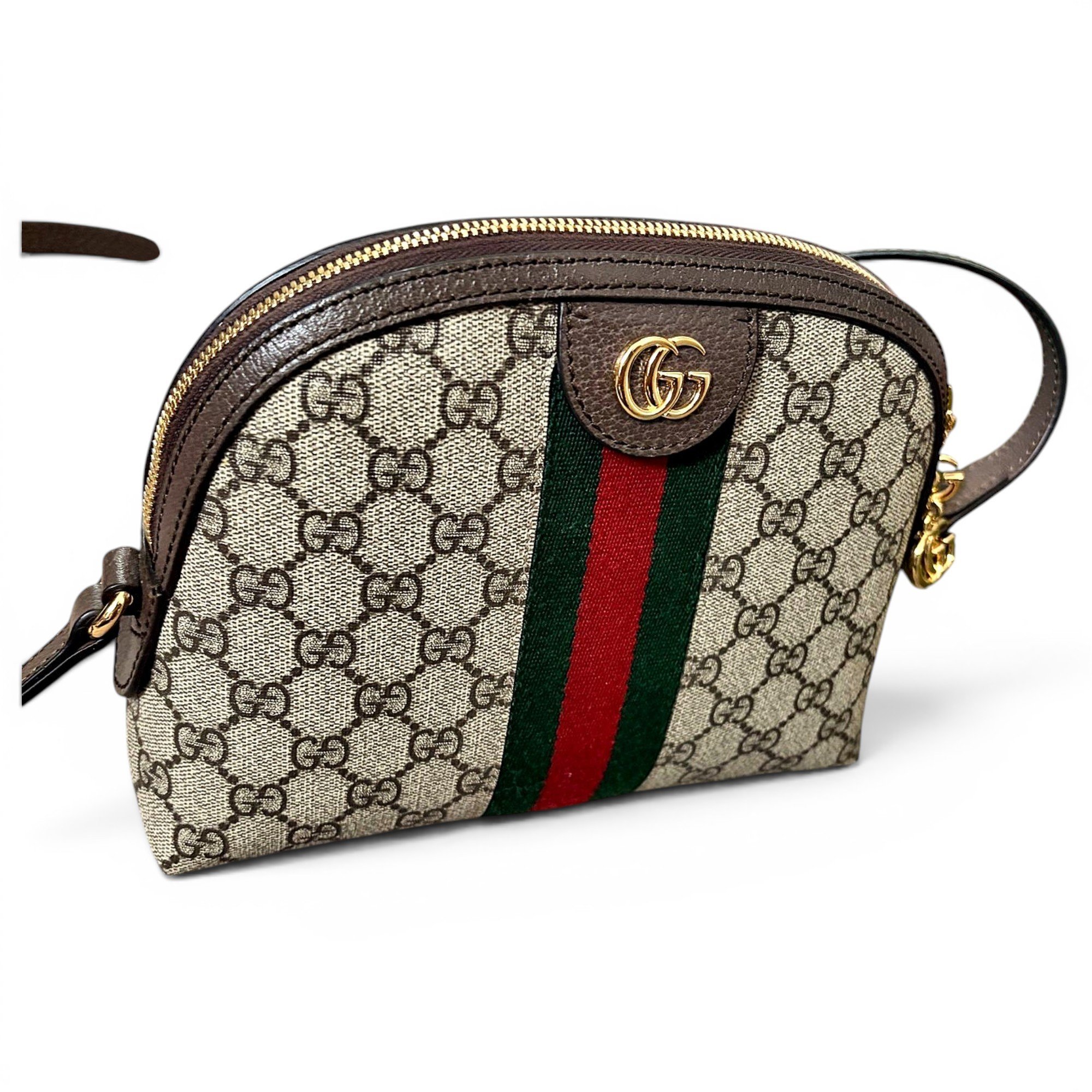 Ophidia leather crossbody bag