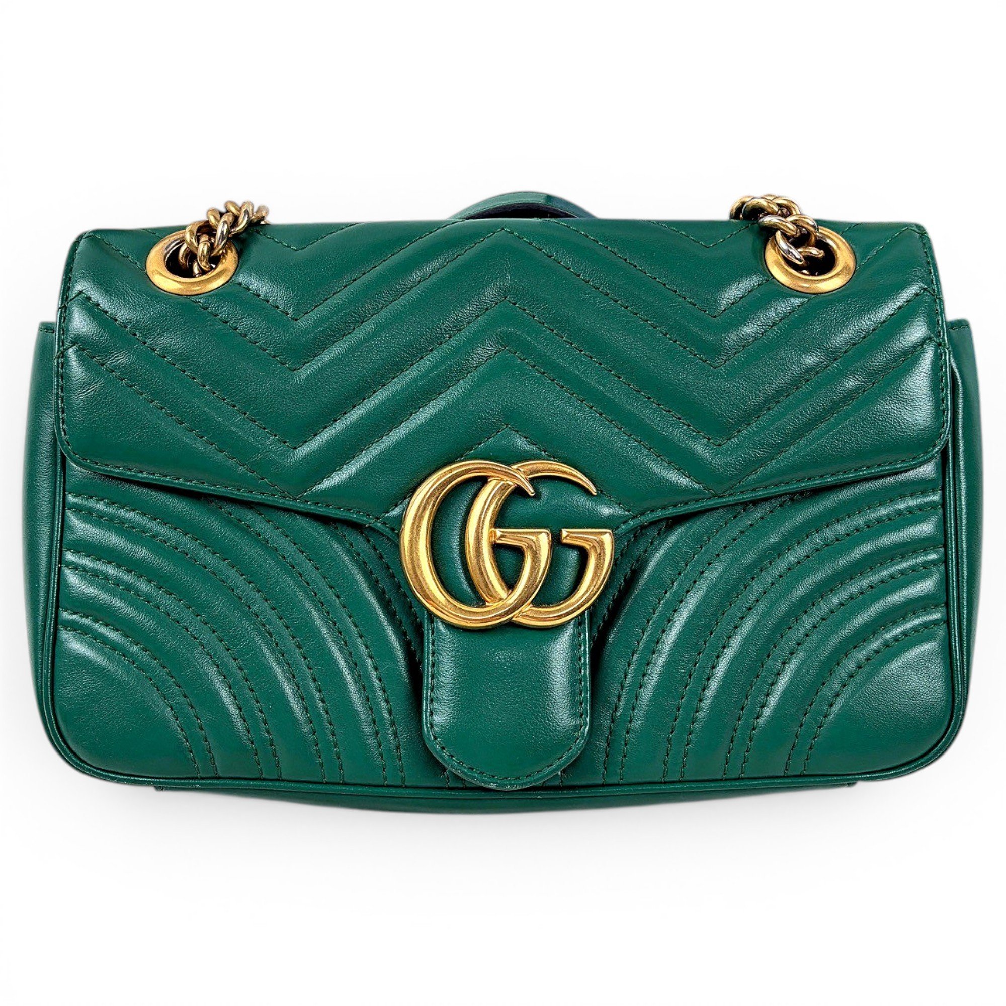 GG Marmont Flap leather handbag