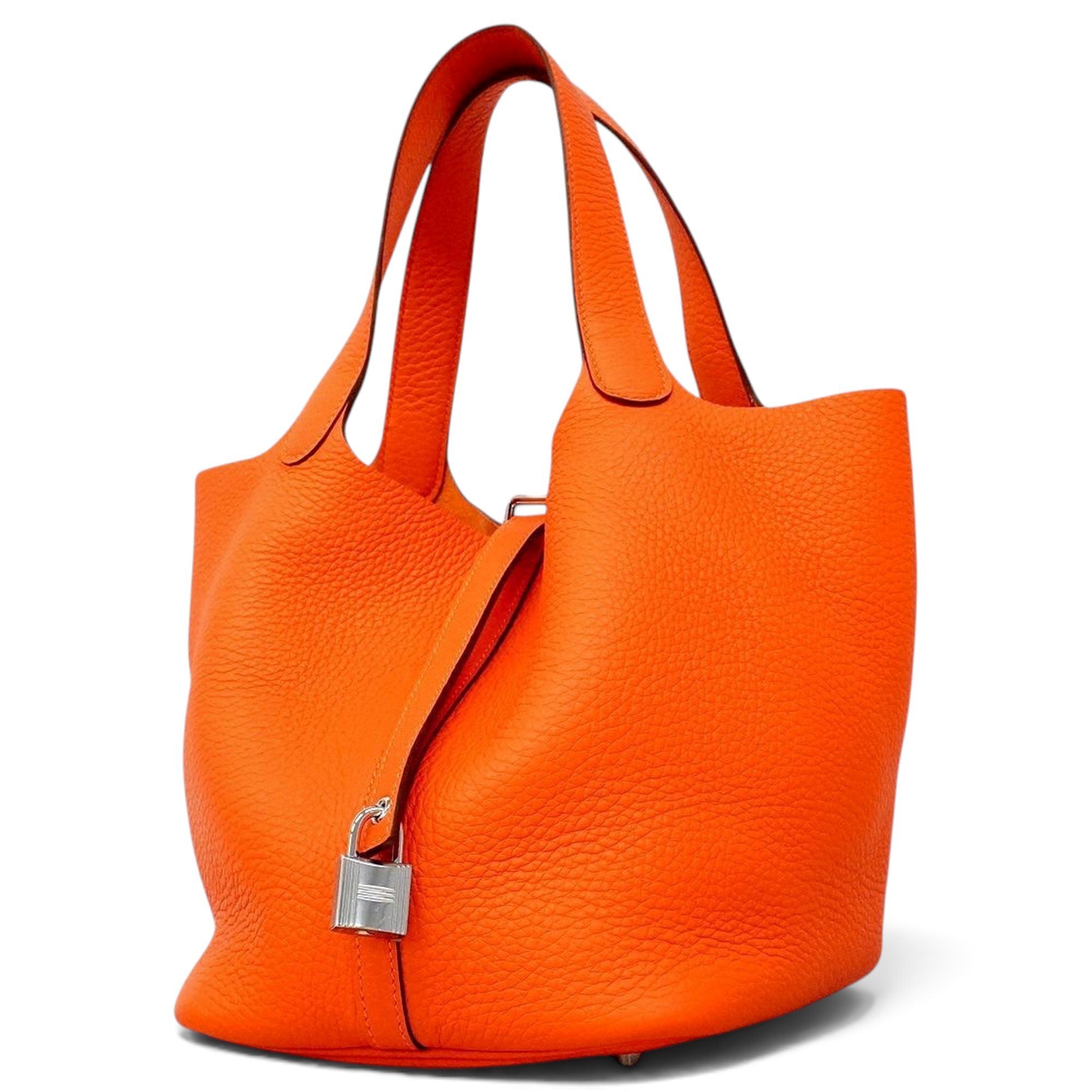 Picotin leather handbag