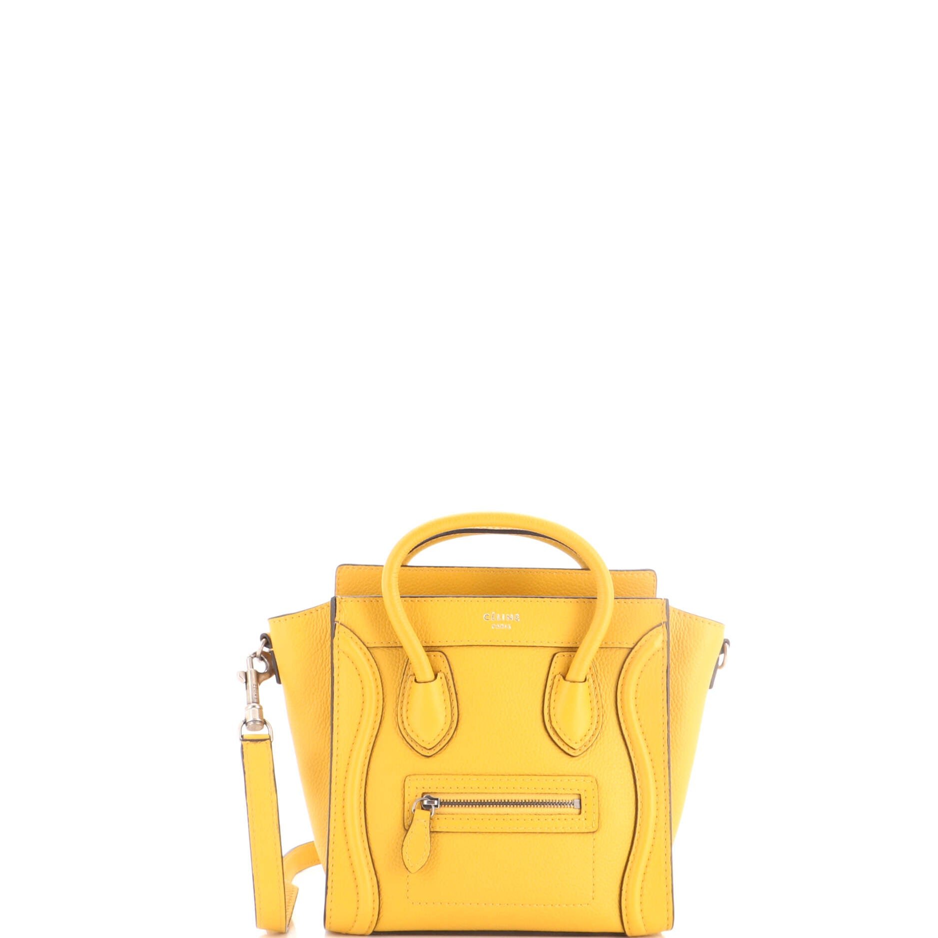 Luggage Bag Grainy Leather Nano