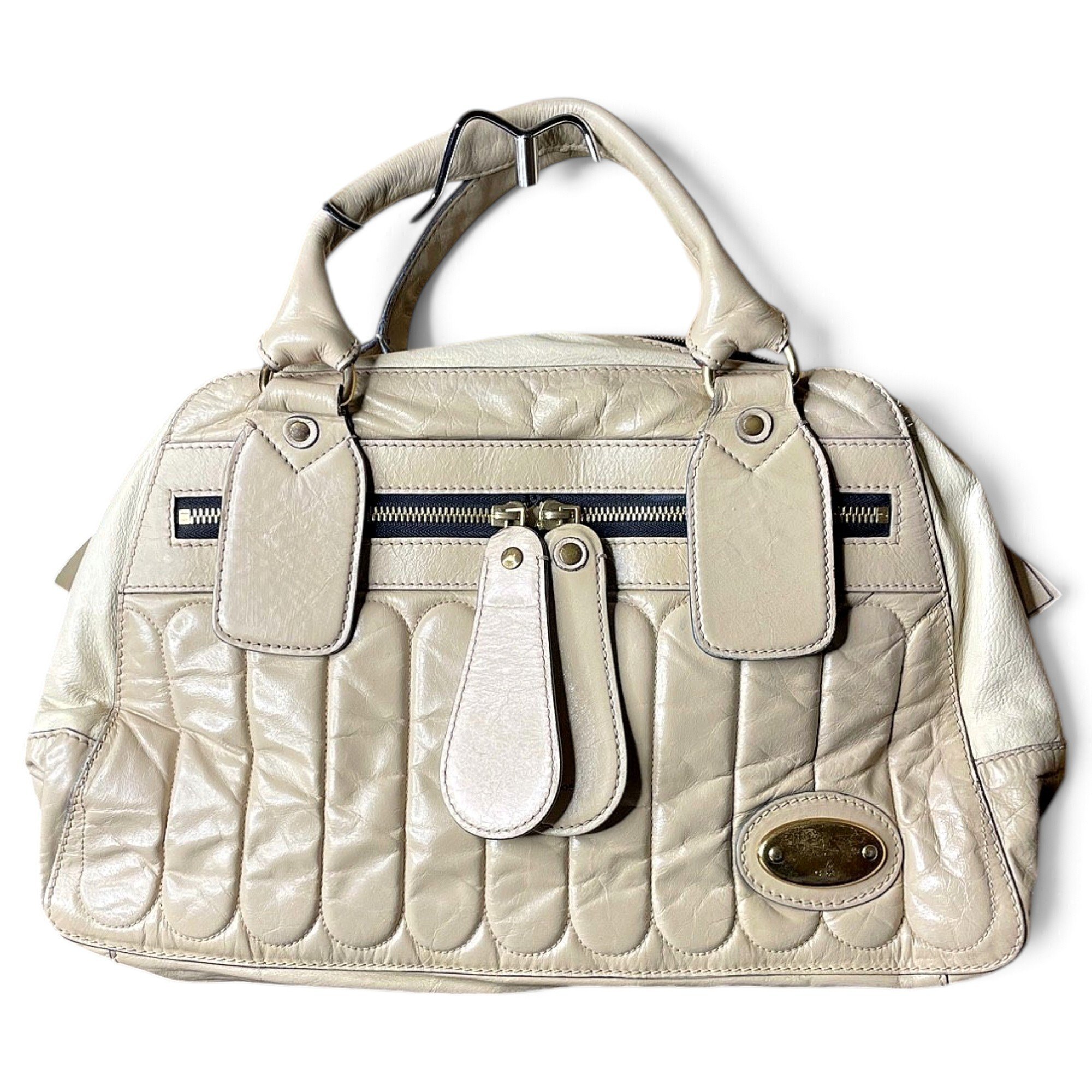 Bay leather handbag