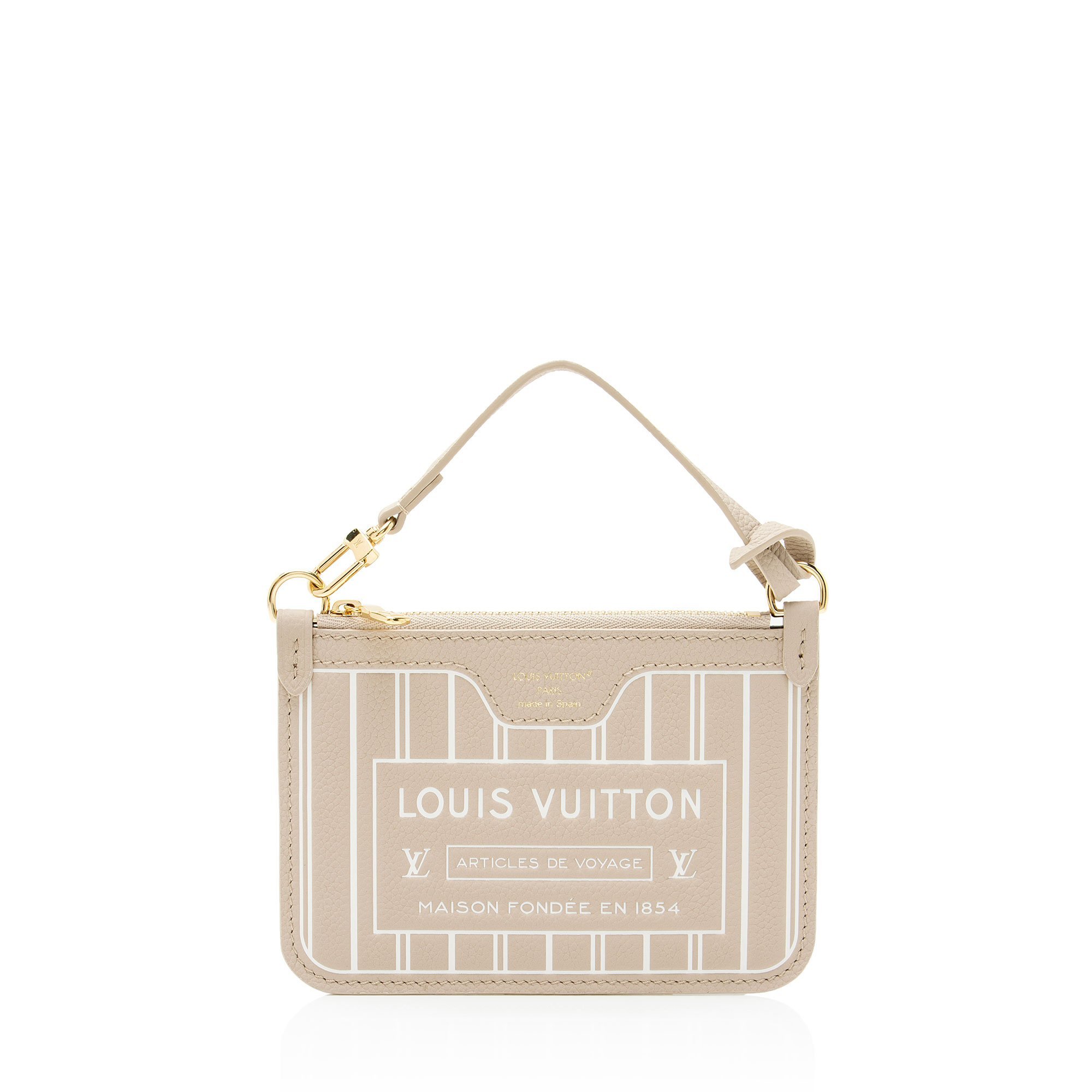 Neverfull leather mini bag