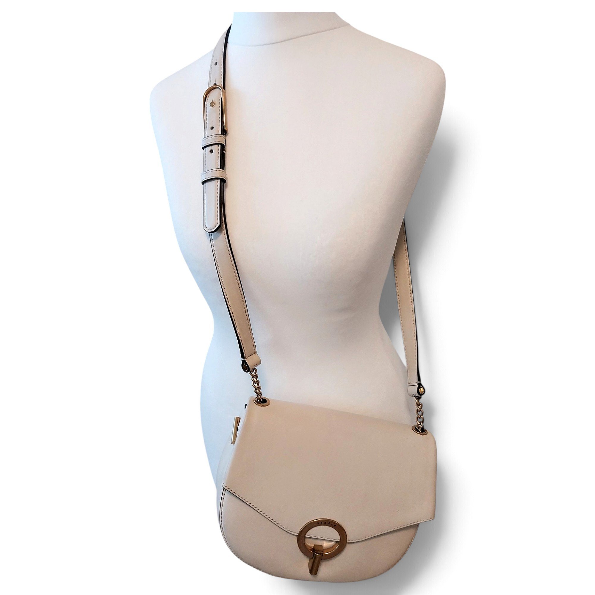 Sandro Yza leather handbag