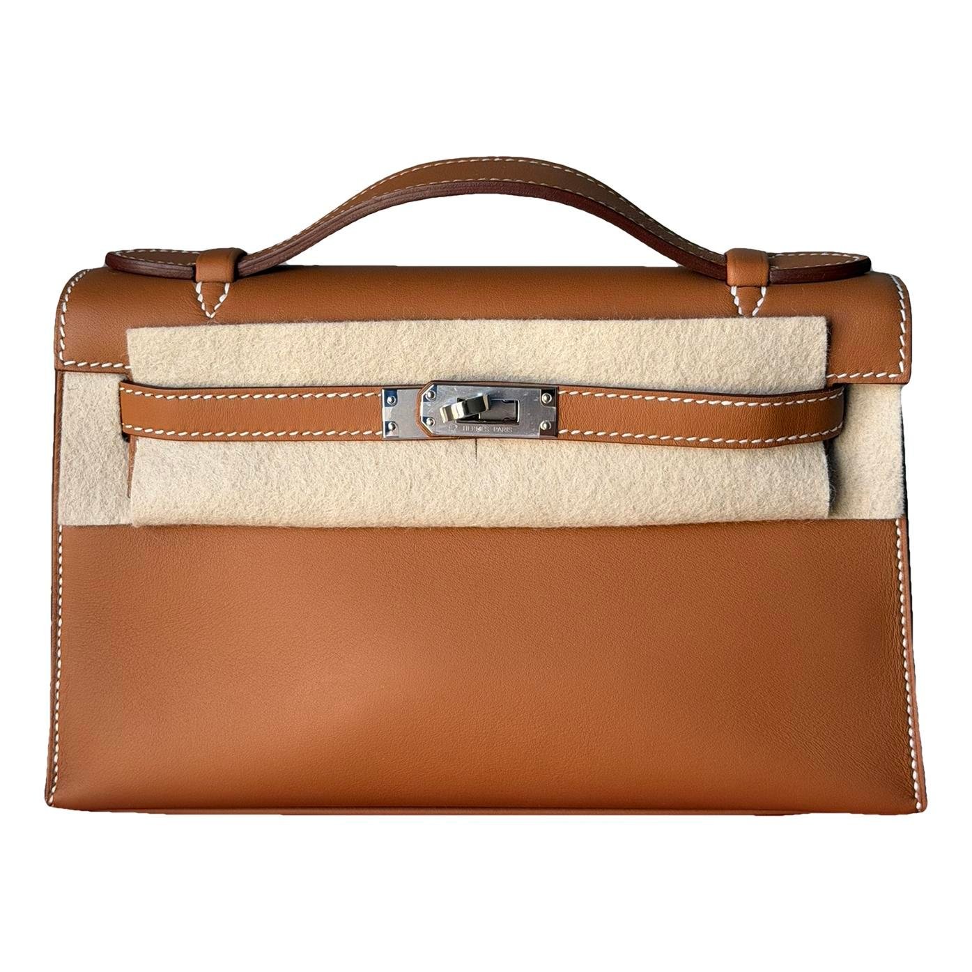 Kelly Clutch leather clutch bag