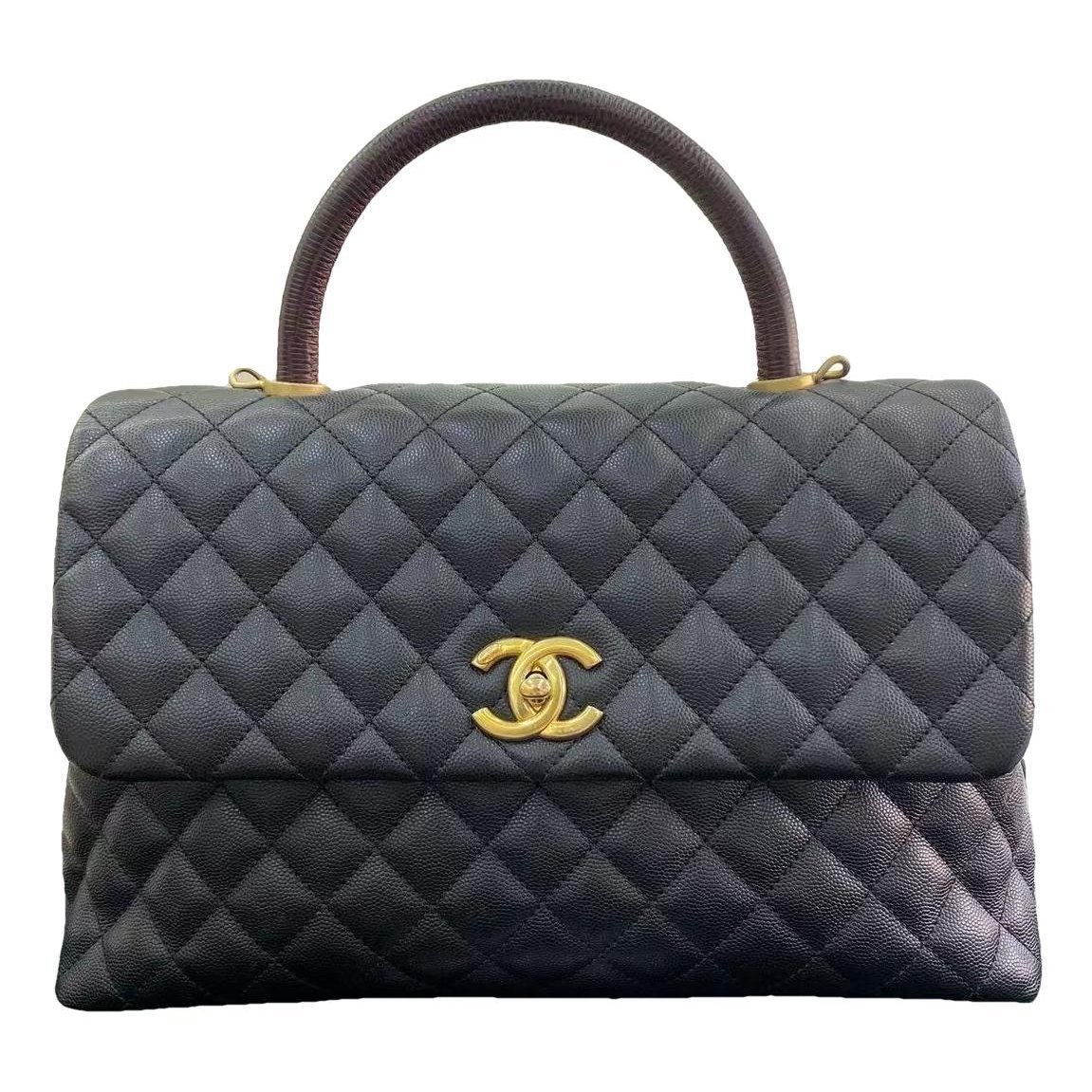 Leather handbag