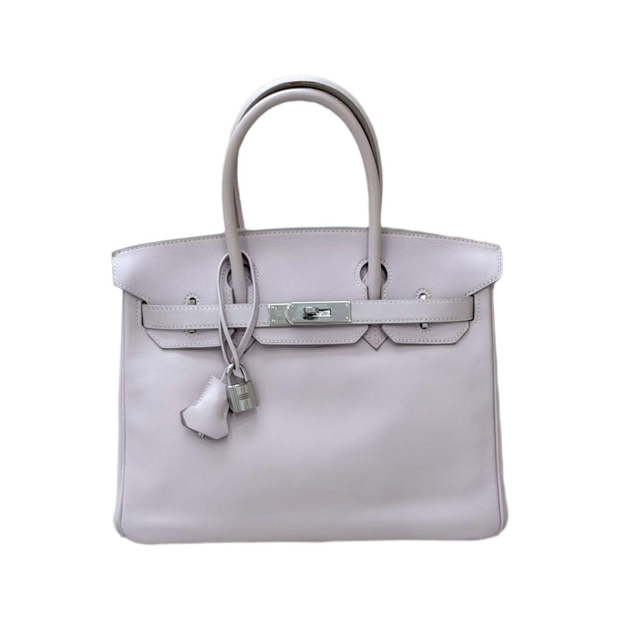 Hermes Birkin 30 Handbag Pink Swift Leather