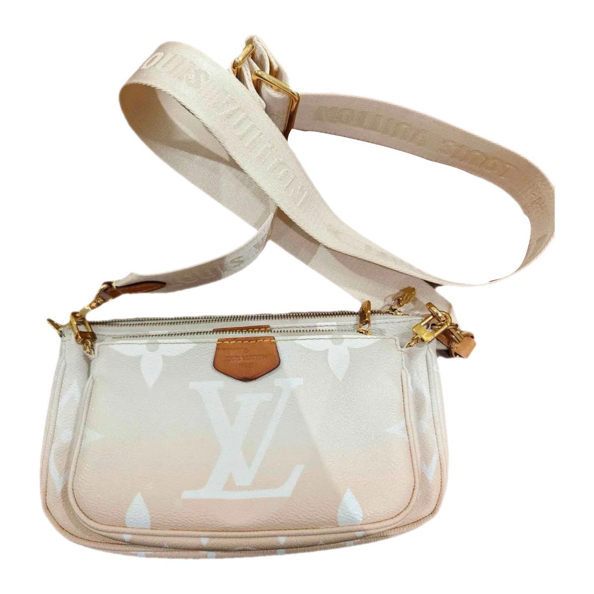 Multi Pochette Accessoires vinyl crossbody bag