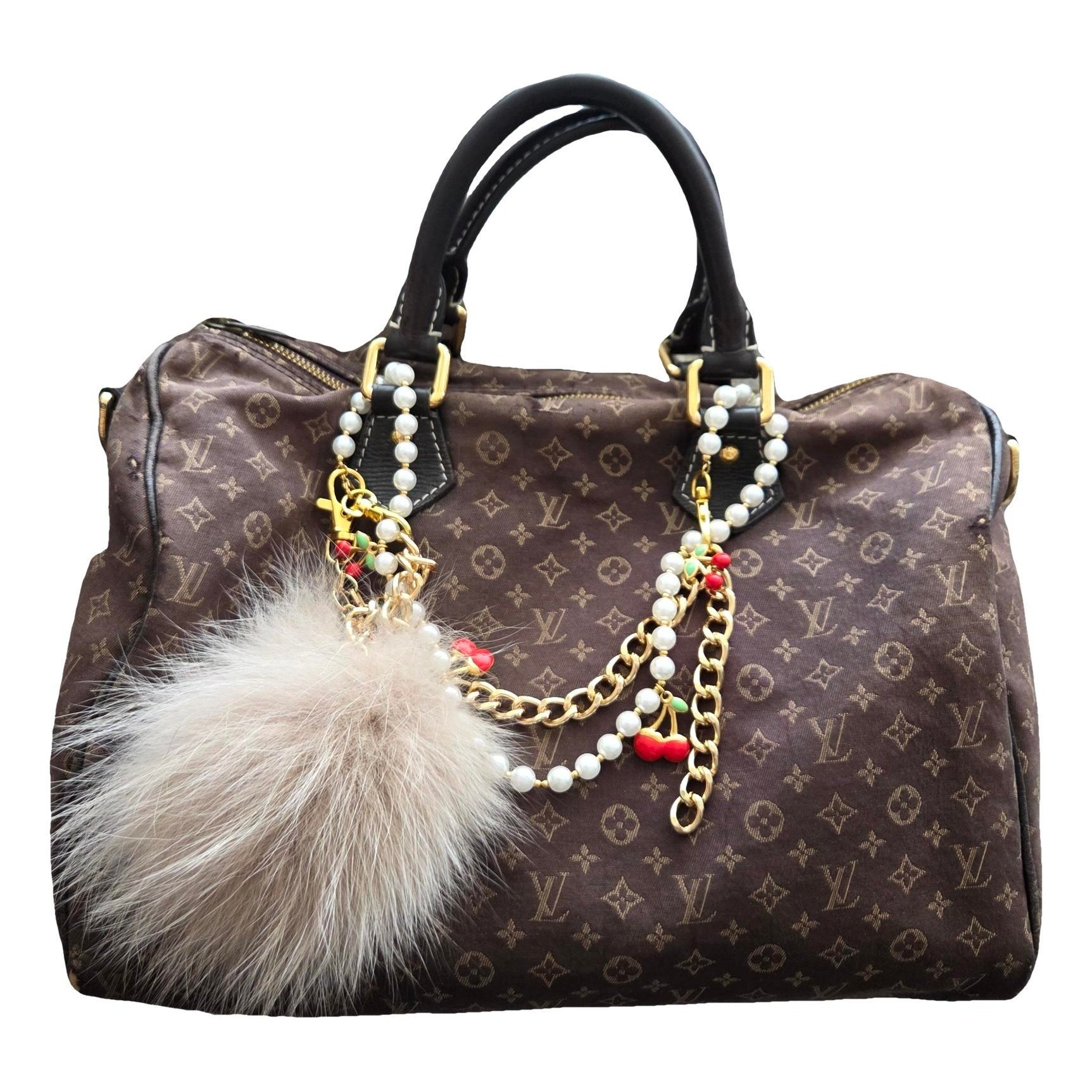 Speedy Bandoulière linen handbag