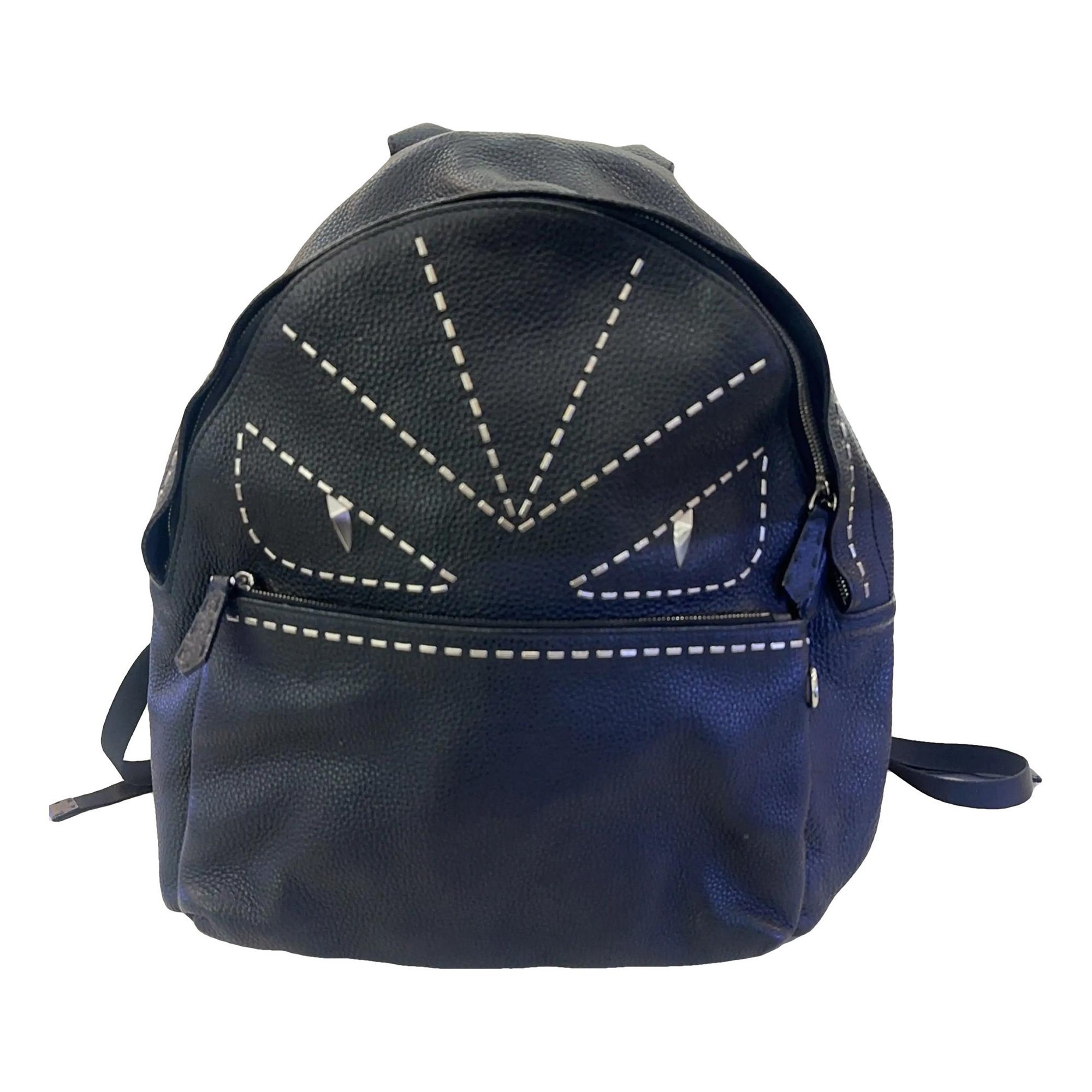 Leather backpack