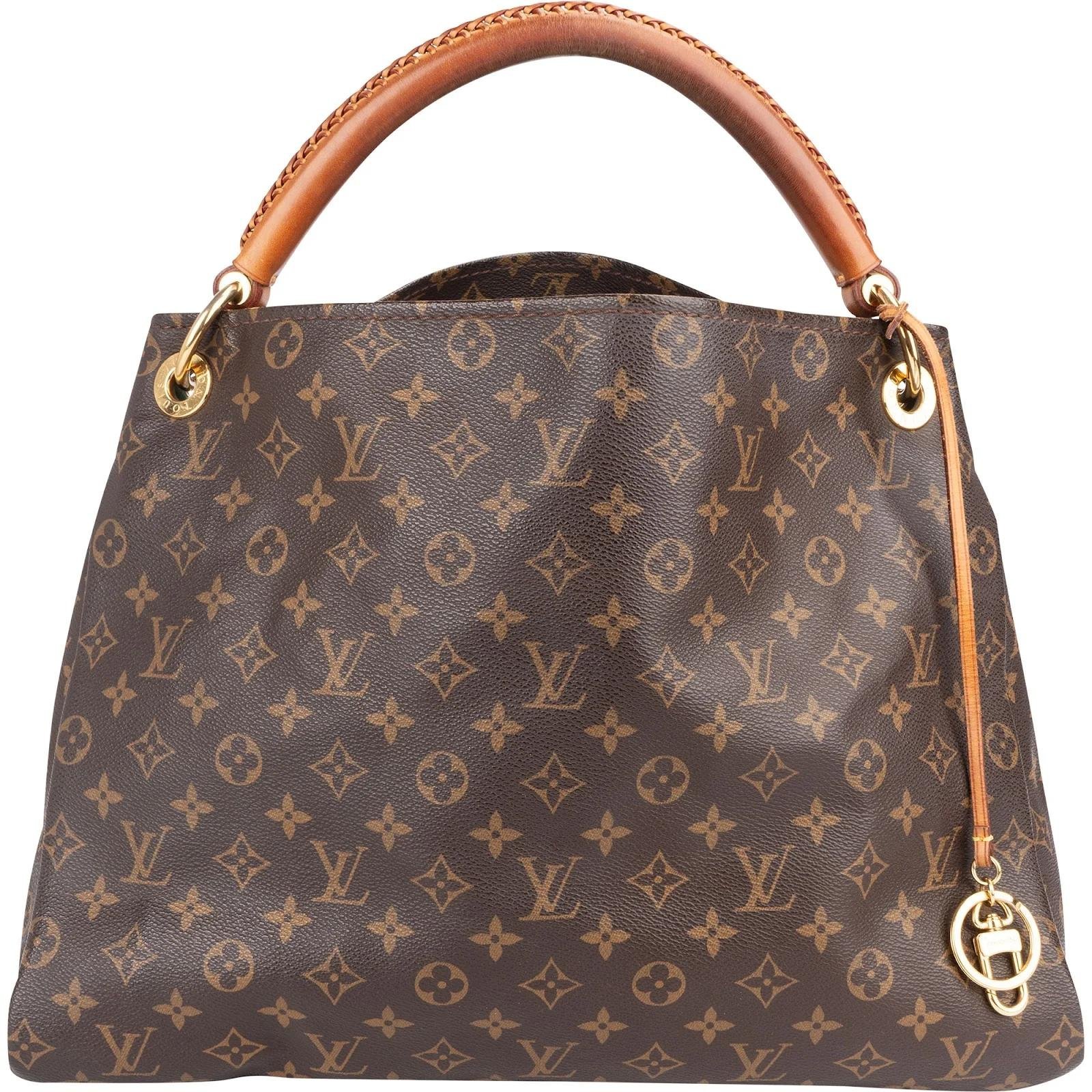 Artsy leather handbag