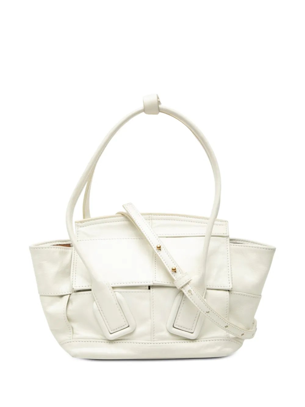 2012-2026 Mini Calfskin Maxi Intrecciato Arco Slouch satchel