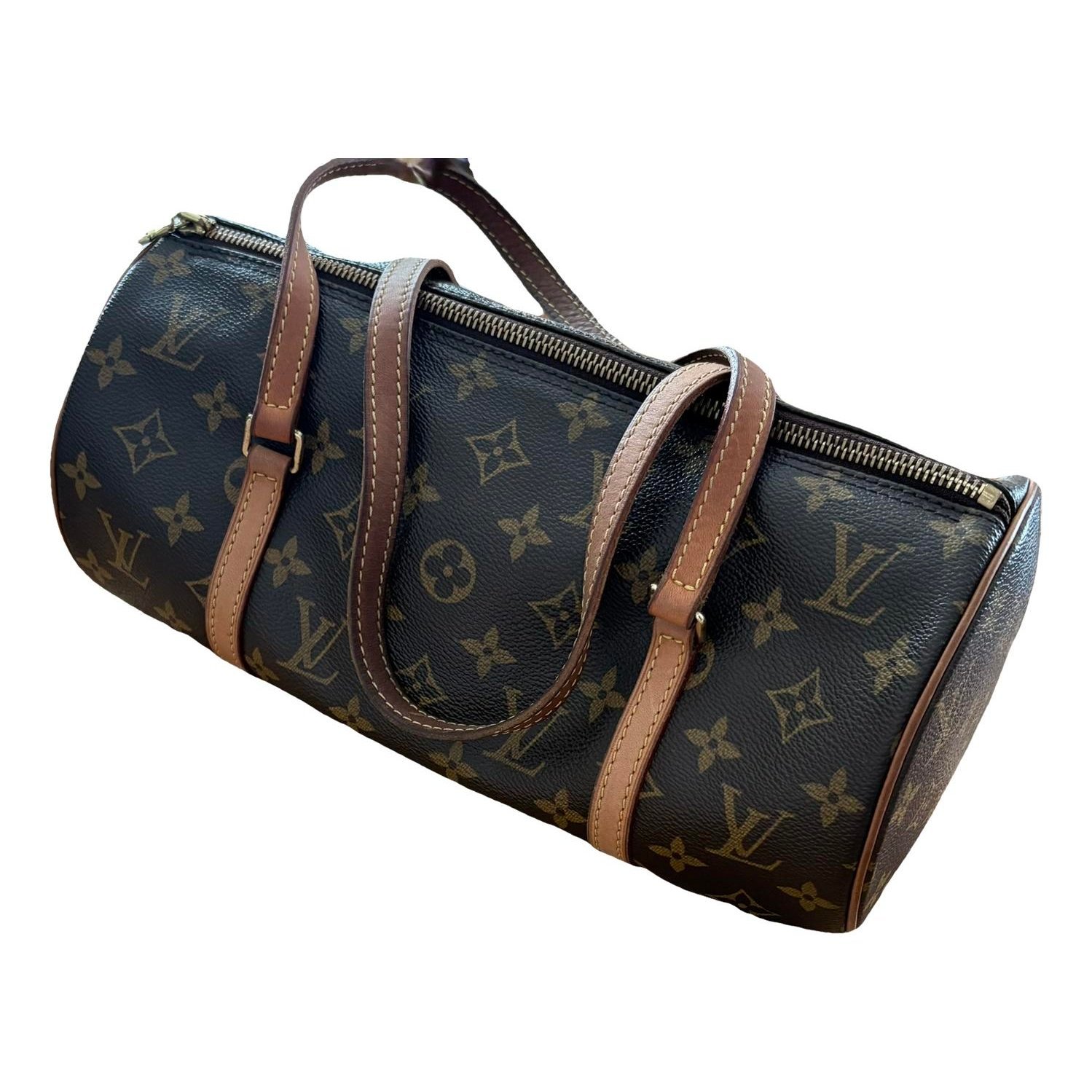 Papillon leather handbag