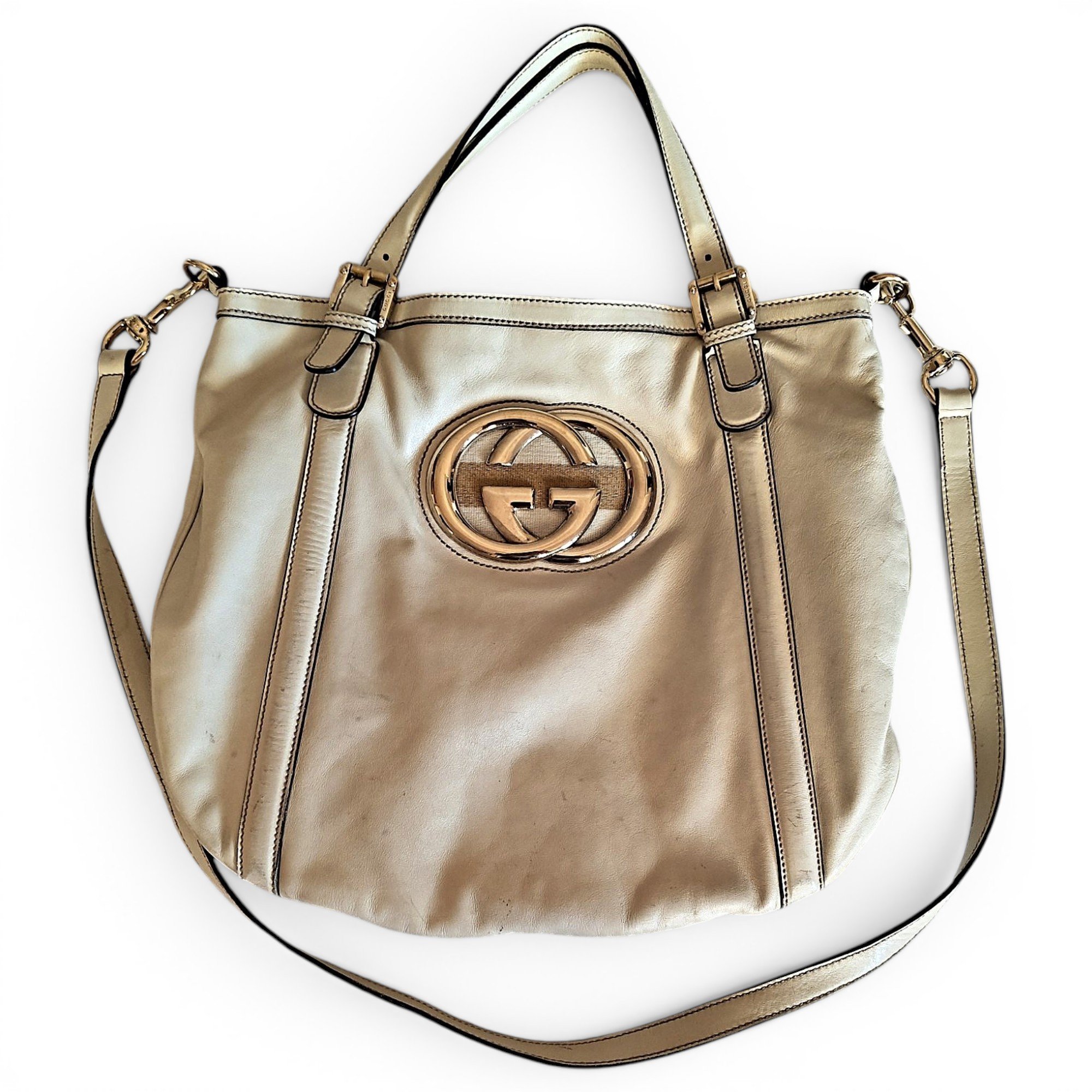 Britt leather handbag