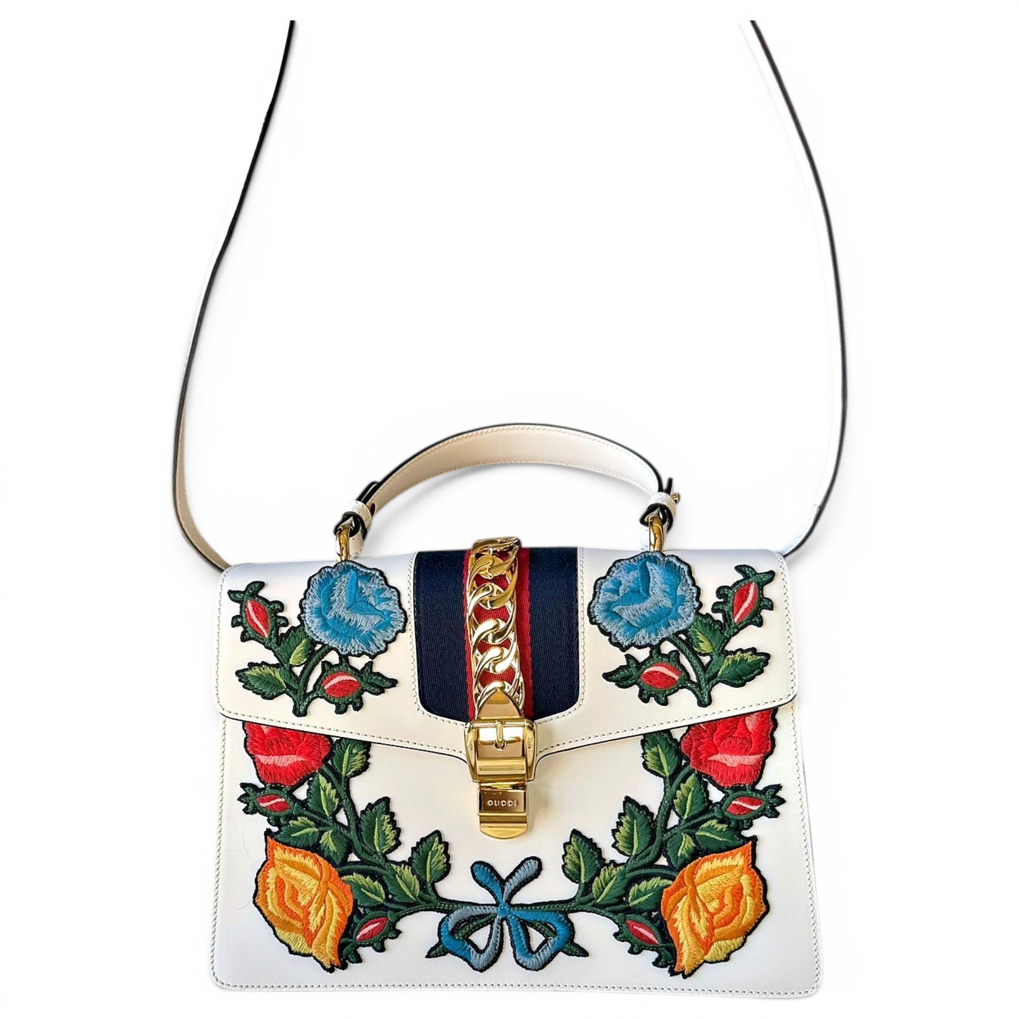 Sylvie Top Handle leather handbag