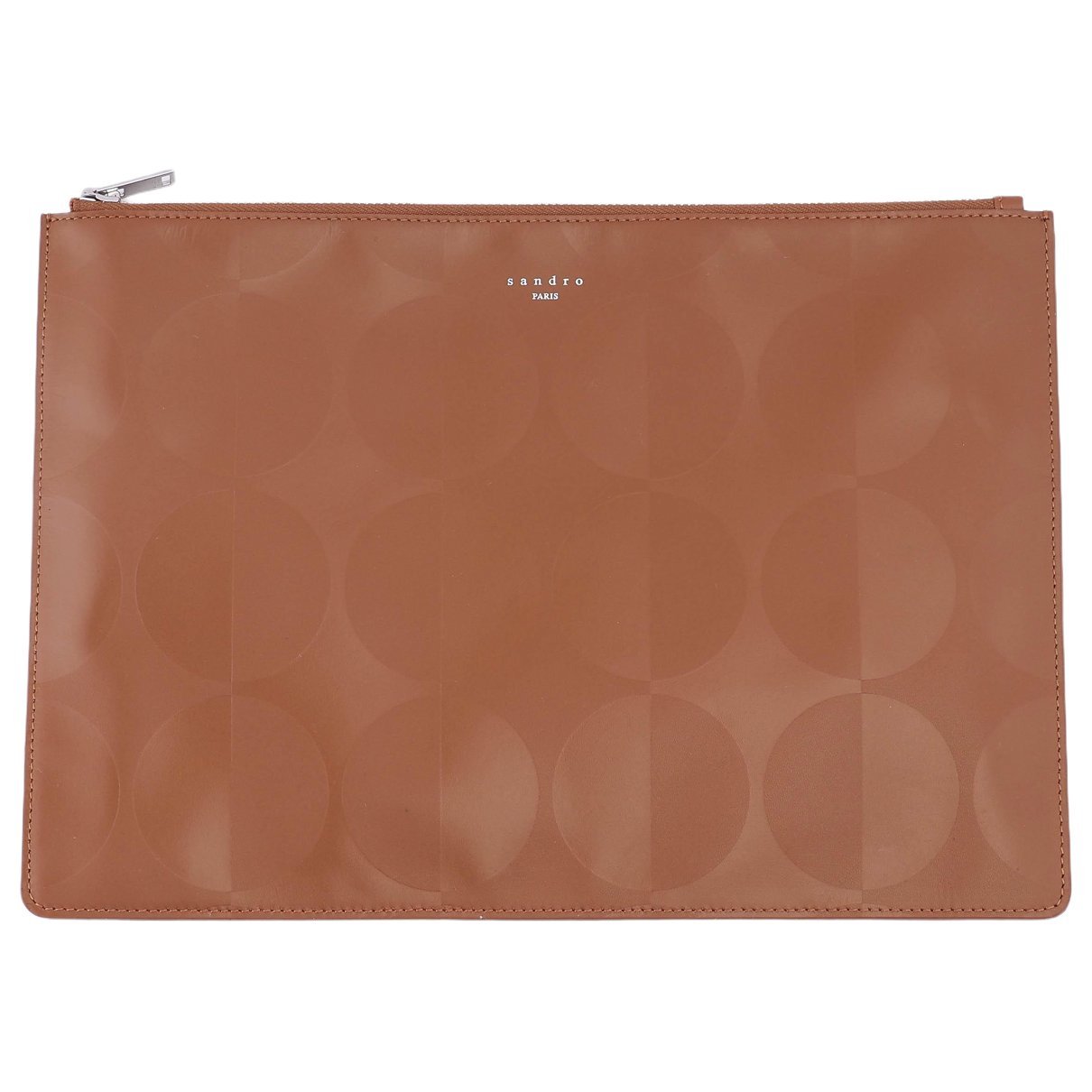 Sandro Leather clutch bag