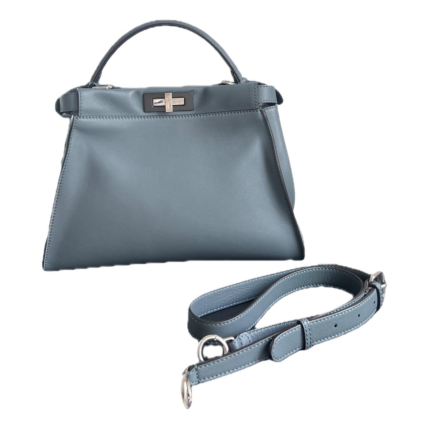 Peekaboo leather handbag