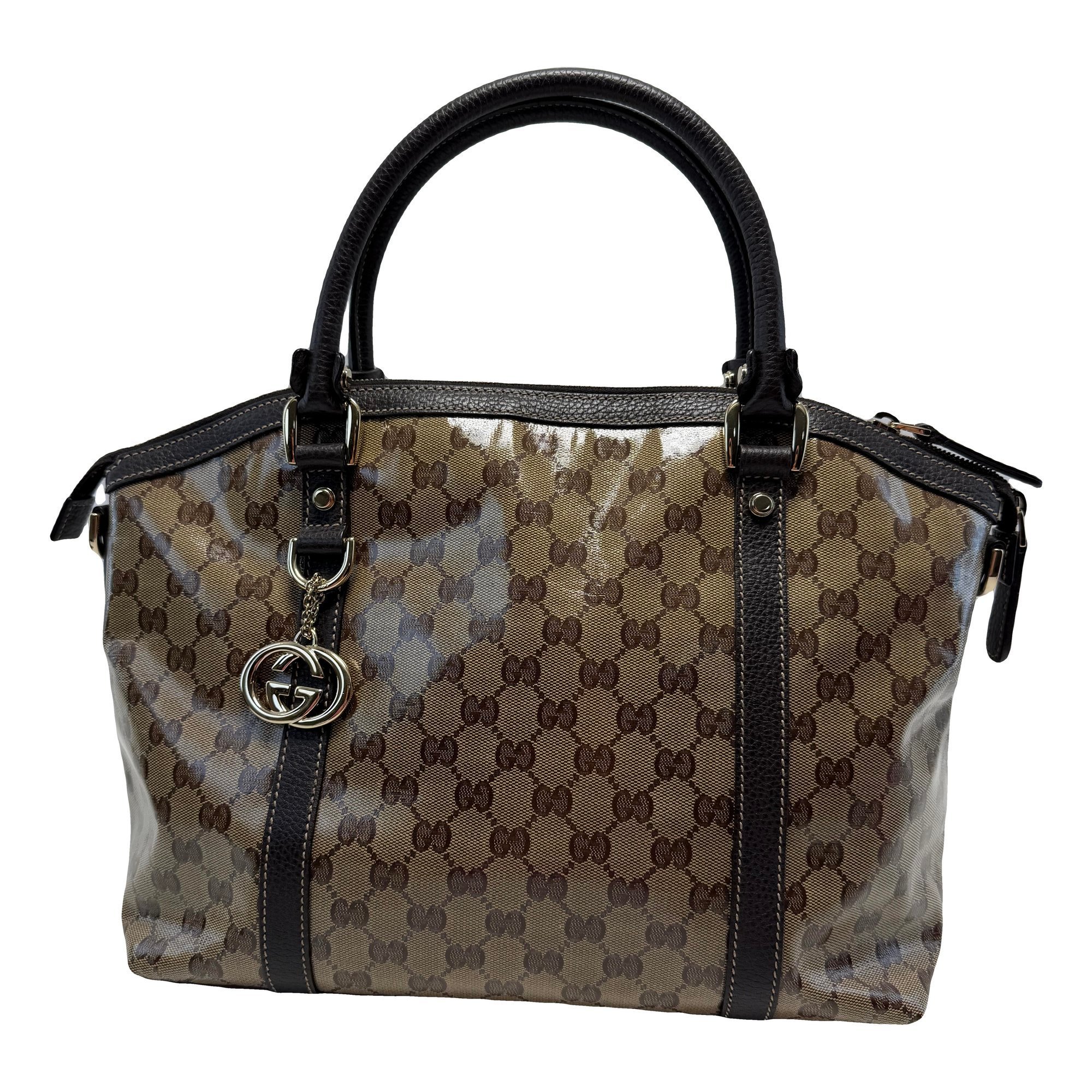 Leather tote