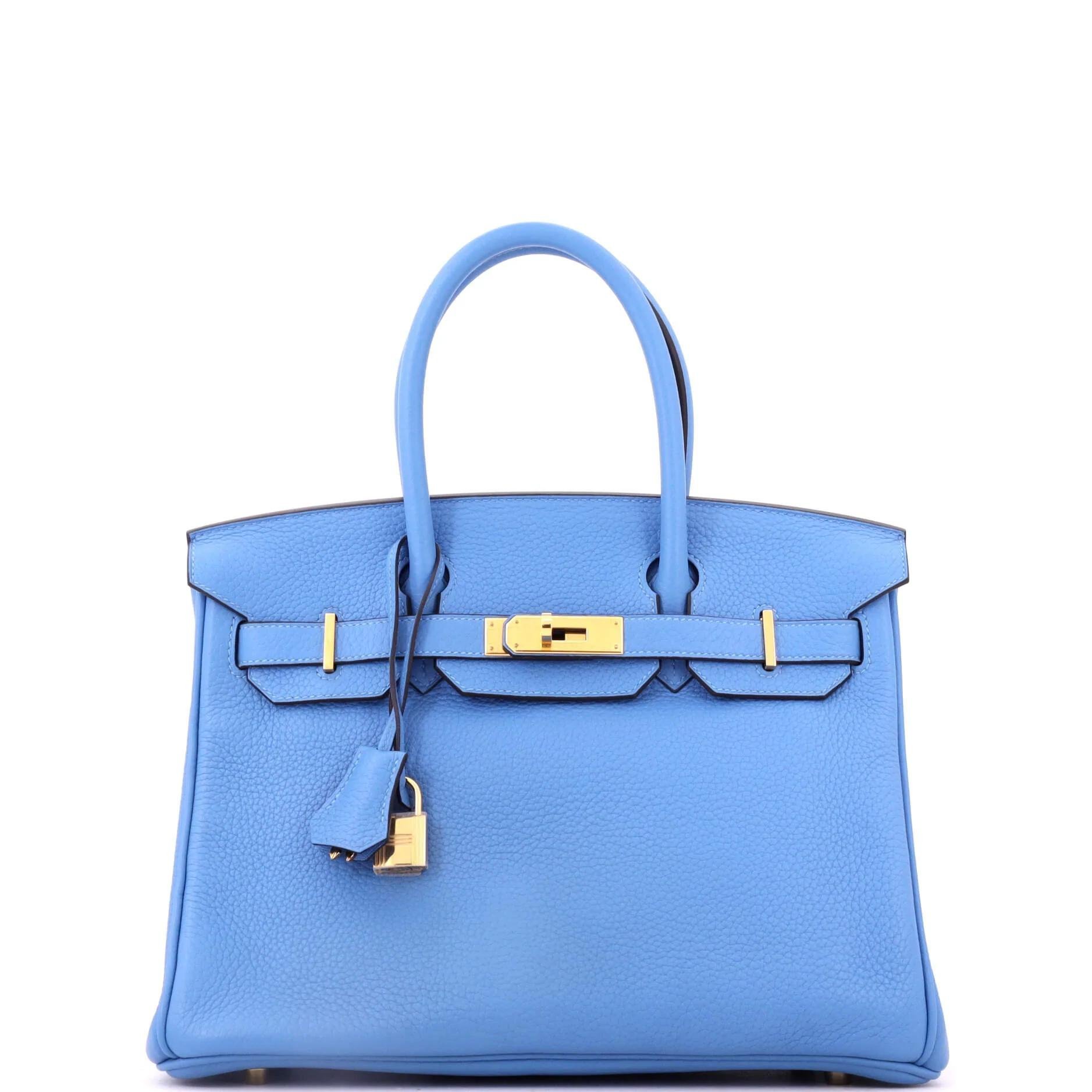 Birkin 30 leather handbag