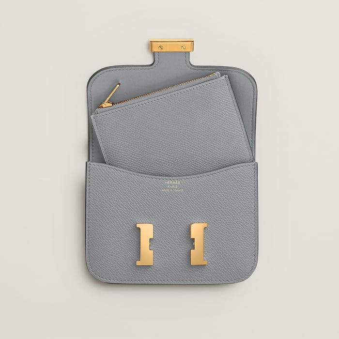 Gris Pantin Constance Slim Wallet