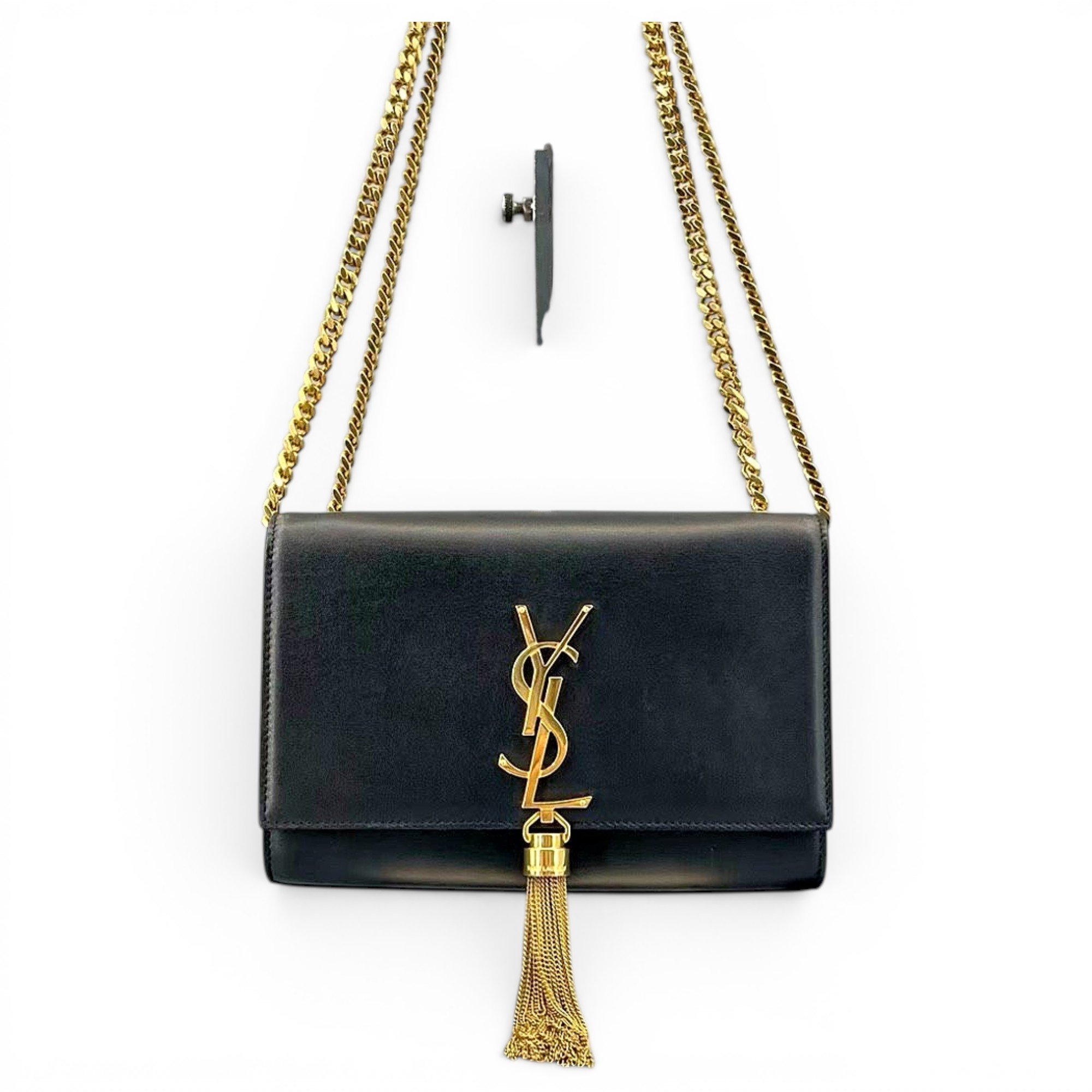 Pompom Kate leather crossbody bag