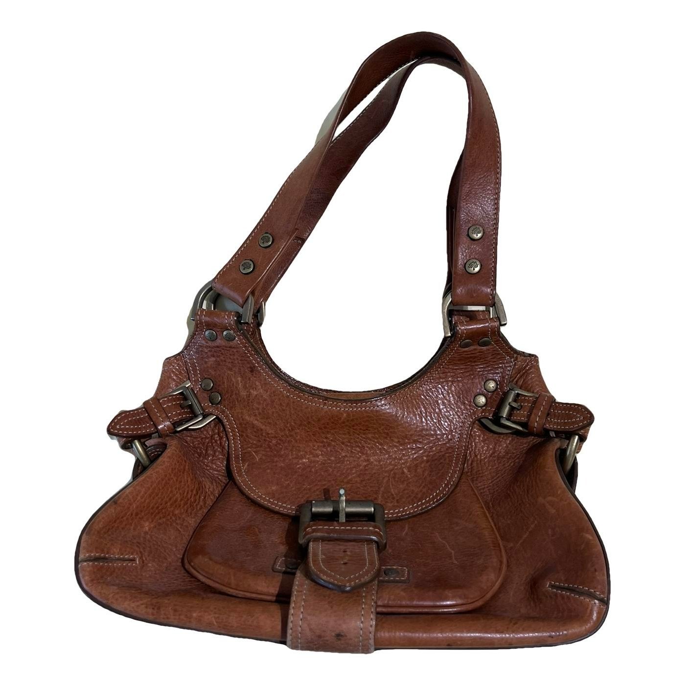 Leather handbag