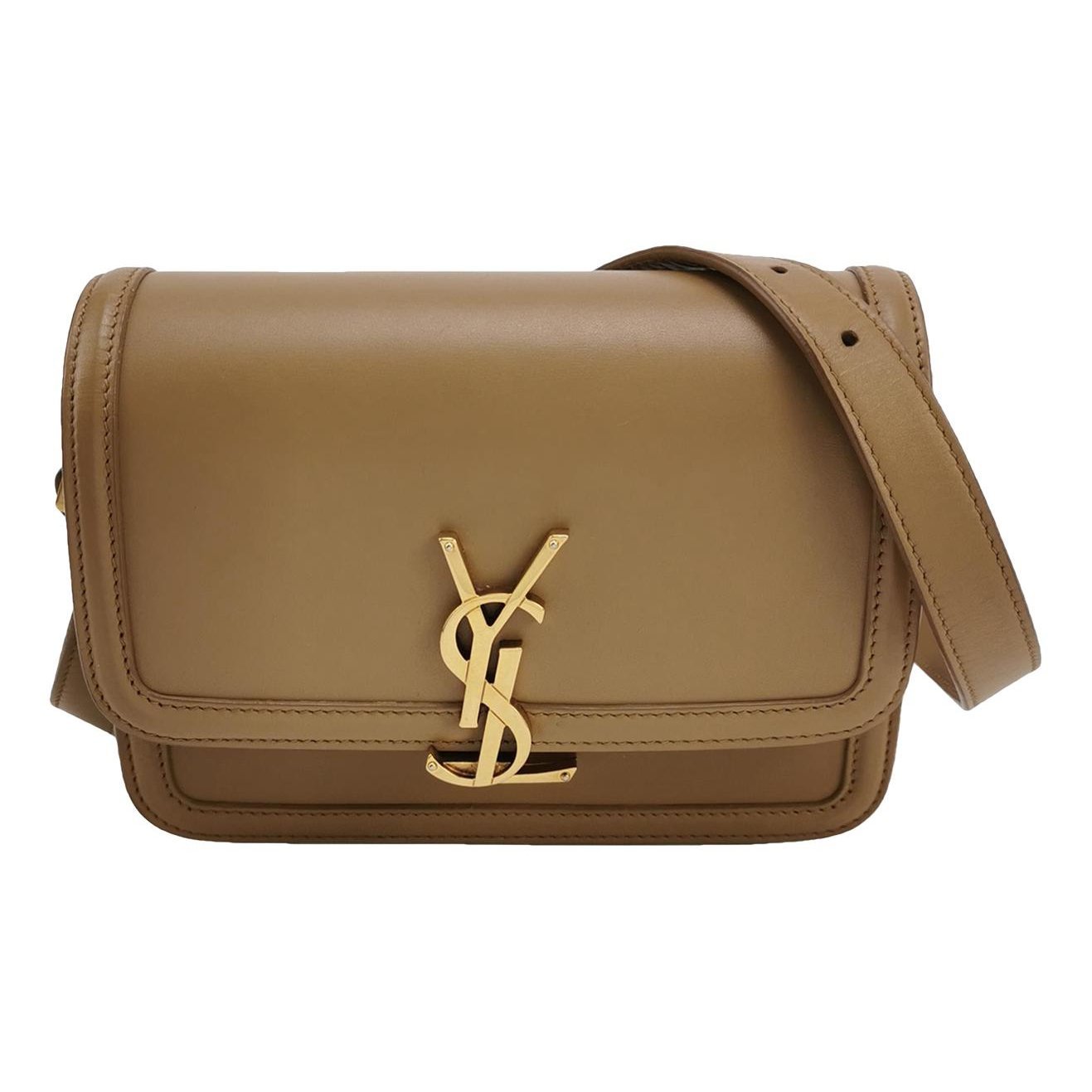 Solférino leather handbag