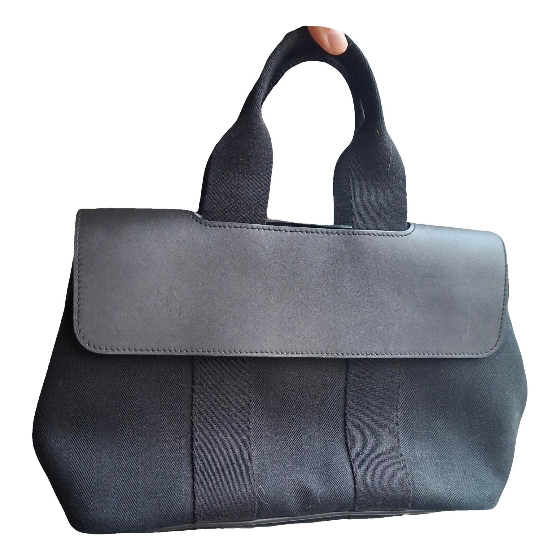 Hermes Valparaiso Handbag Black