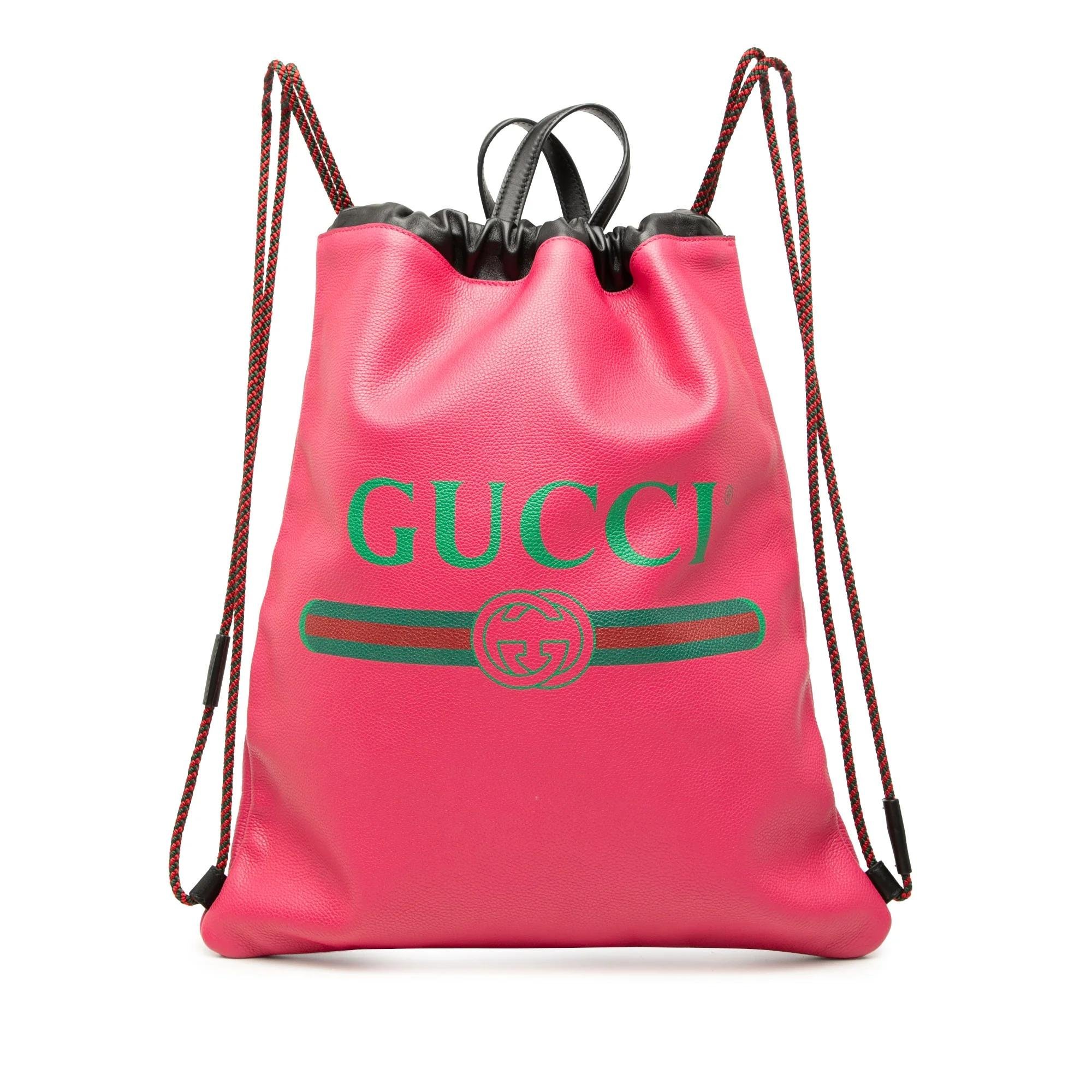 Leather backpack