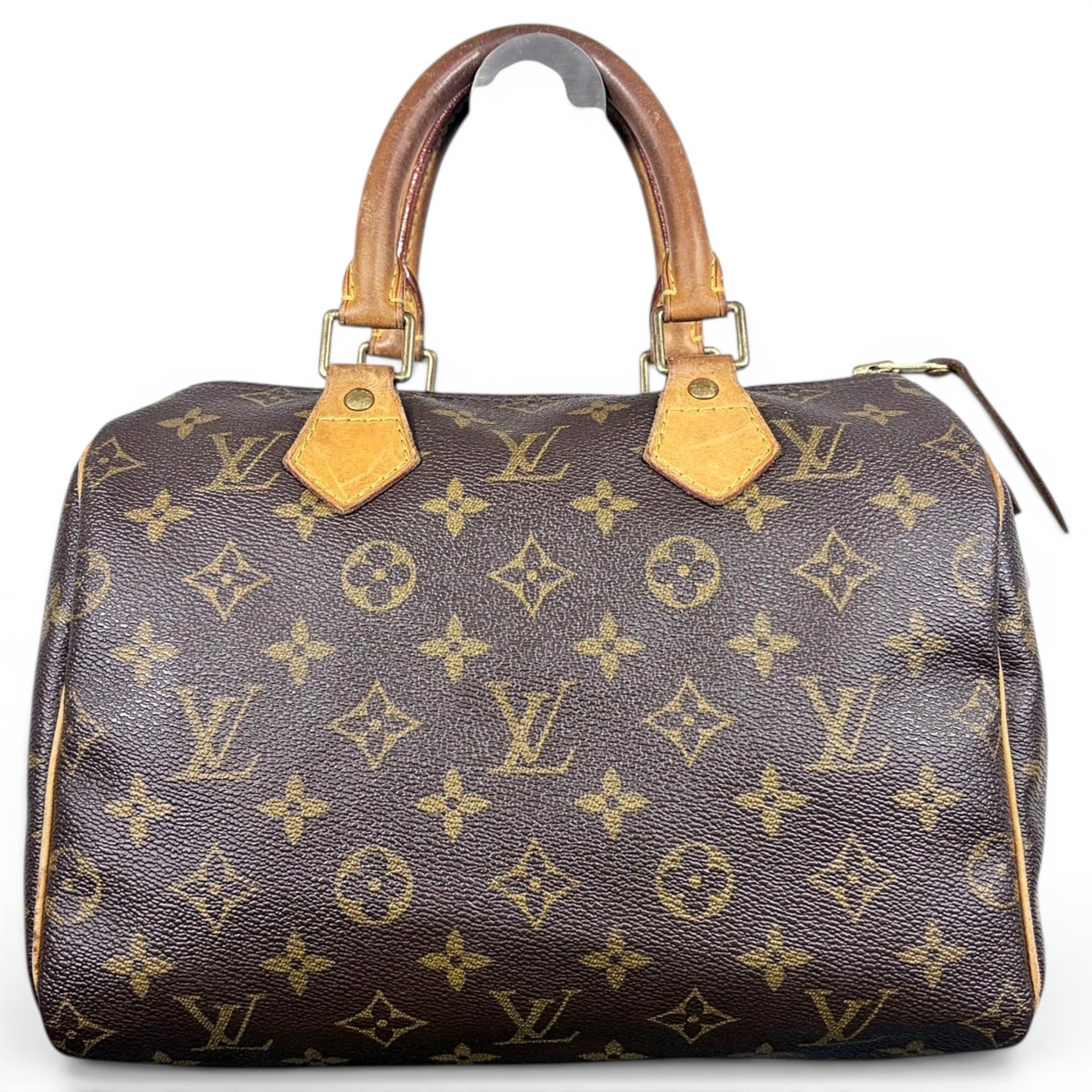 Speedy leather handbag