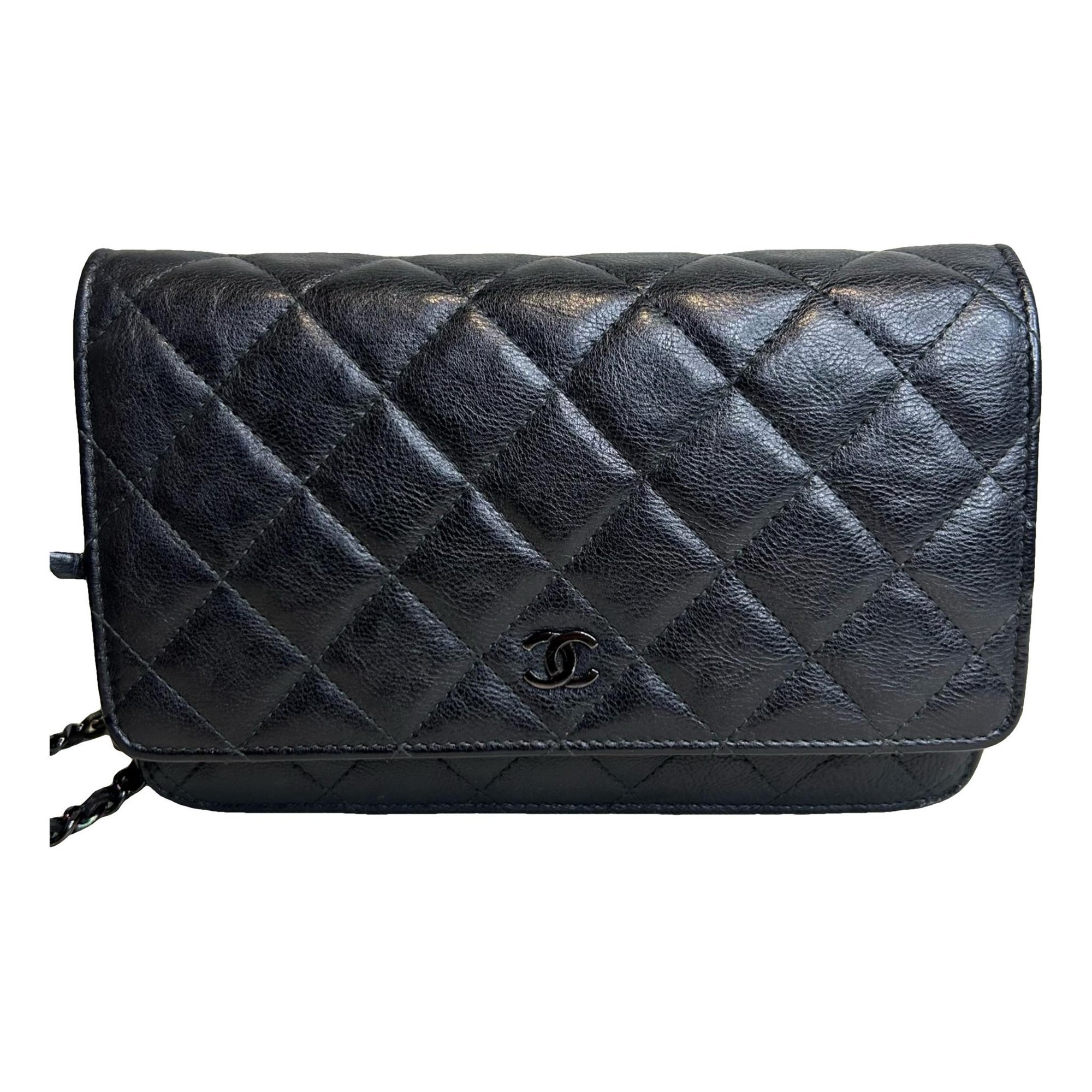 Wallet On Chain Timeless/Classique leather crossbody bag
