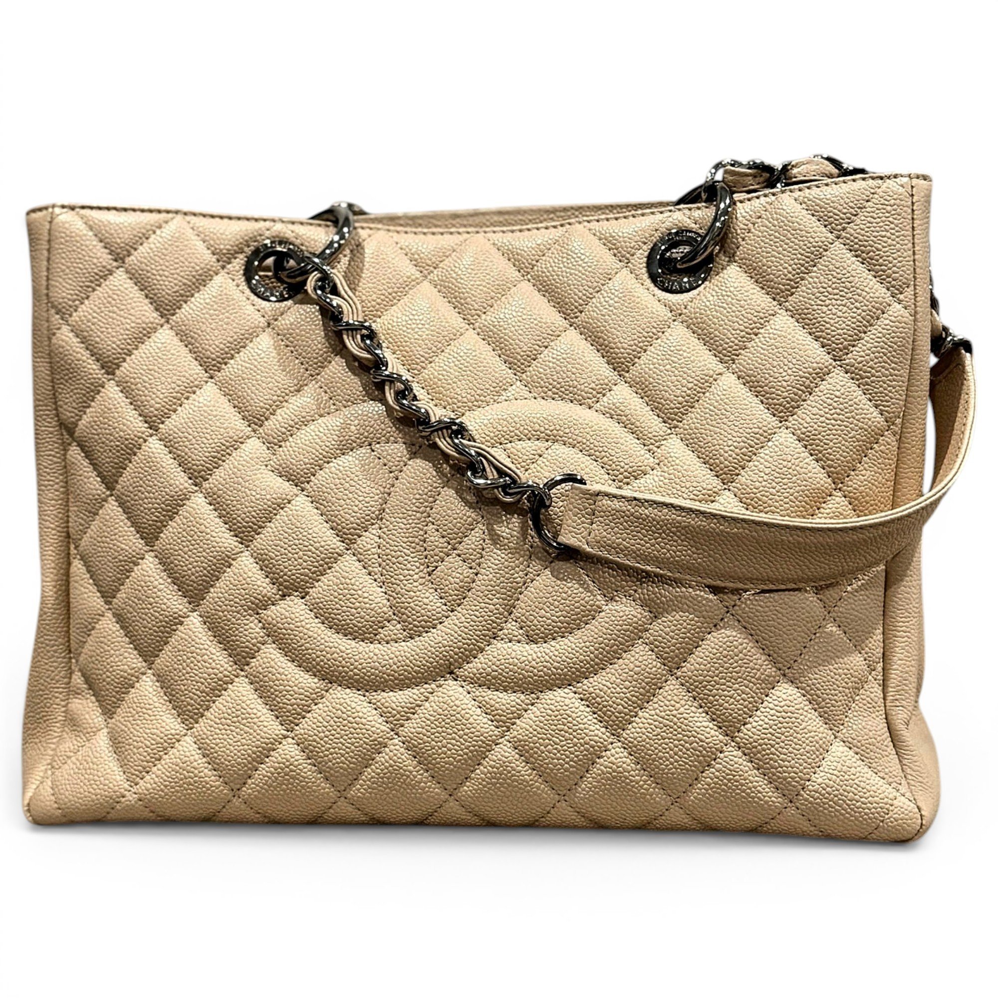 Grand shopping leather tote