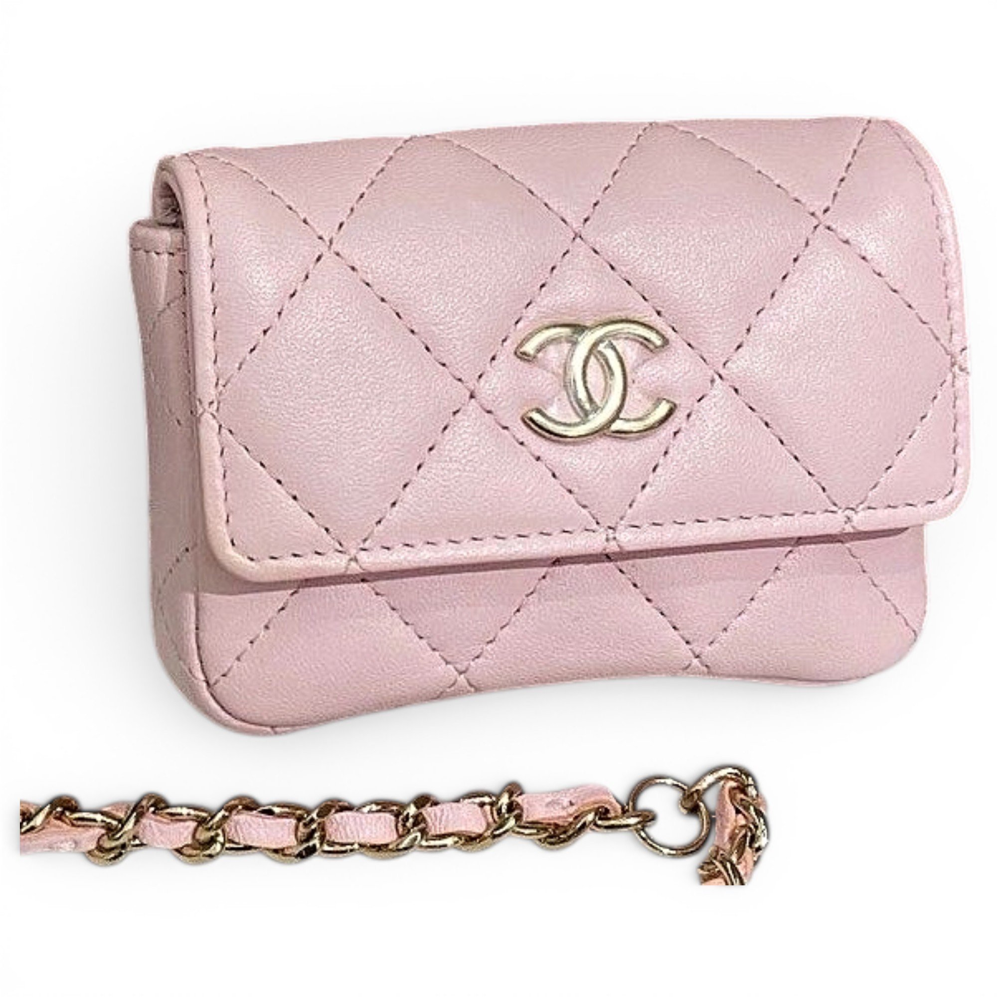 All About Chains leather crossbody bag