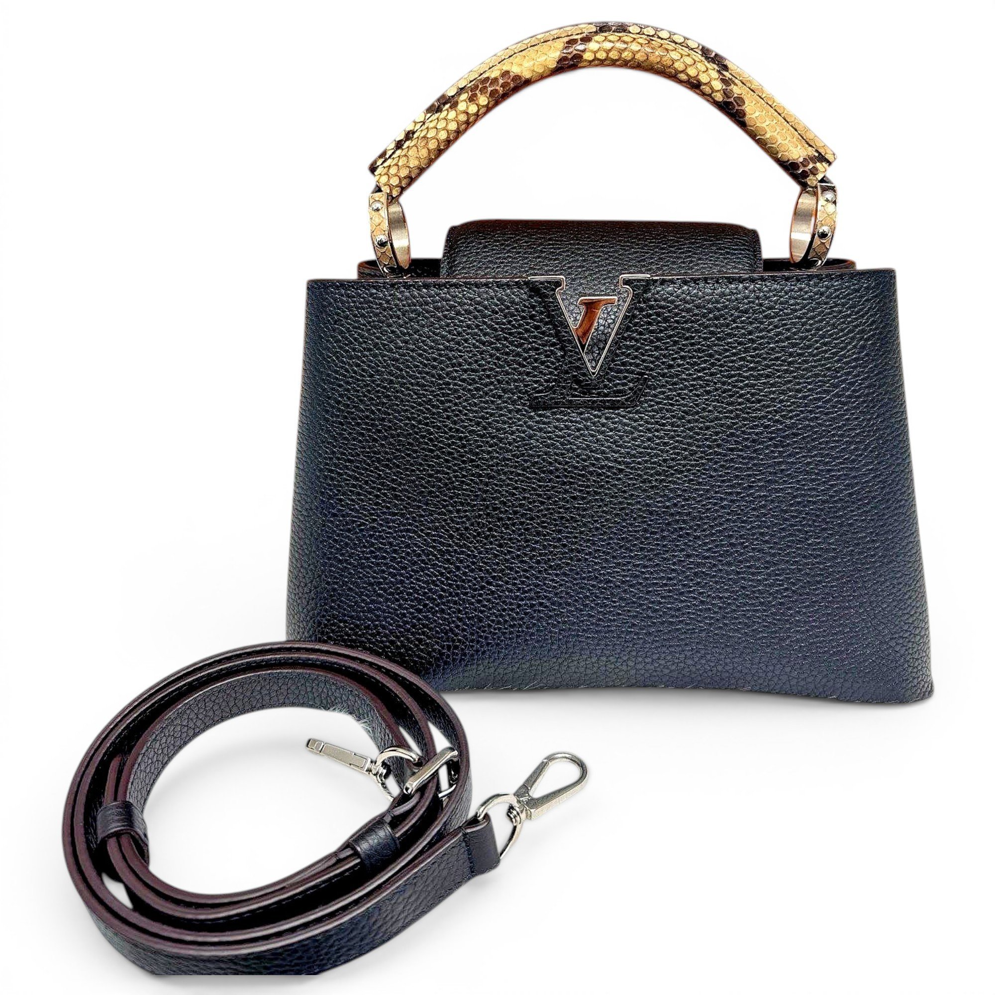 Capucines leather handbag