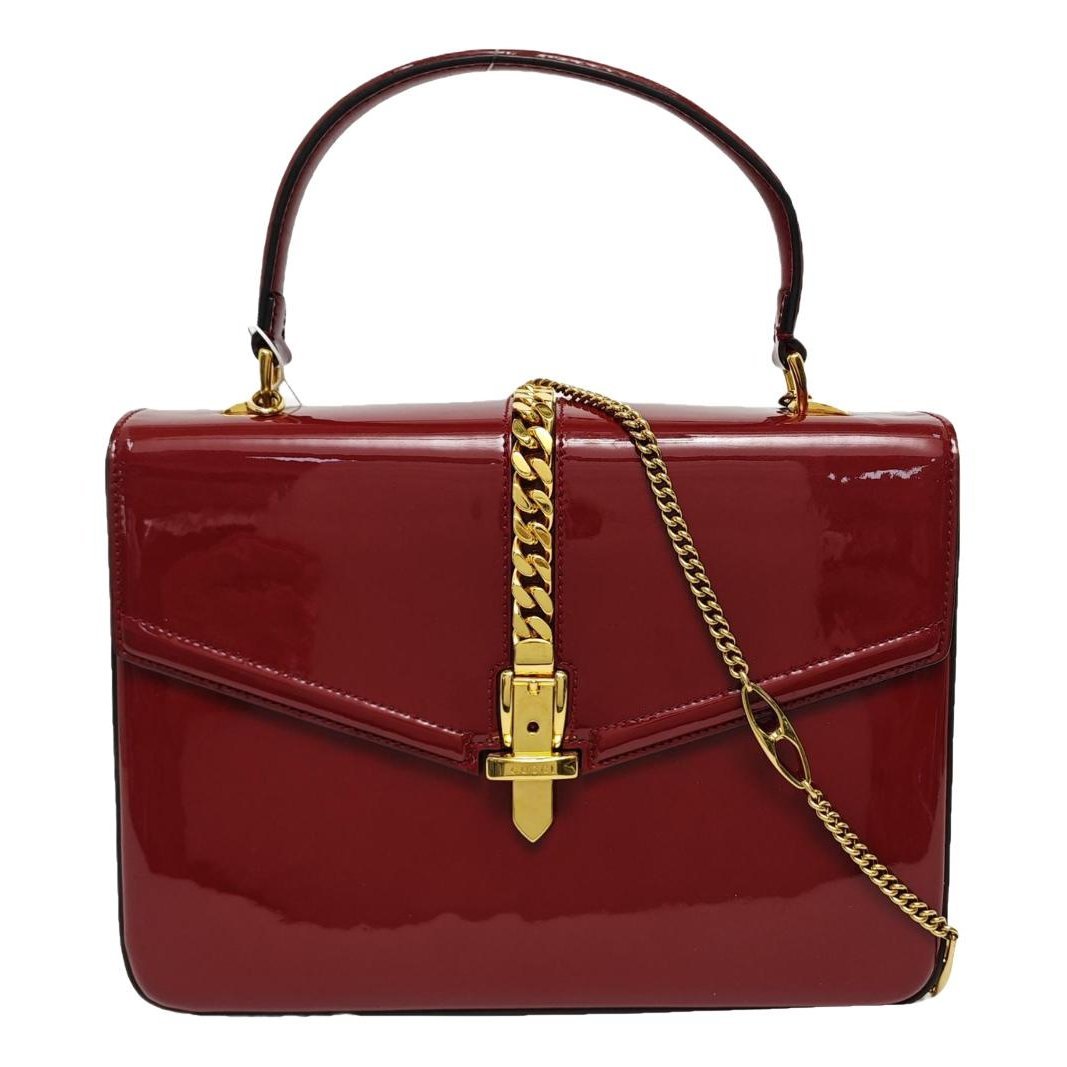 Sylvie 1969 patent leather handbag