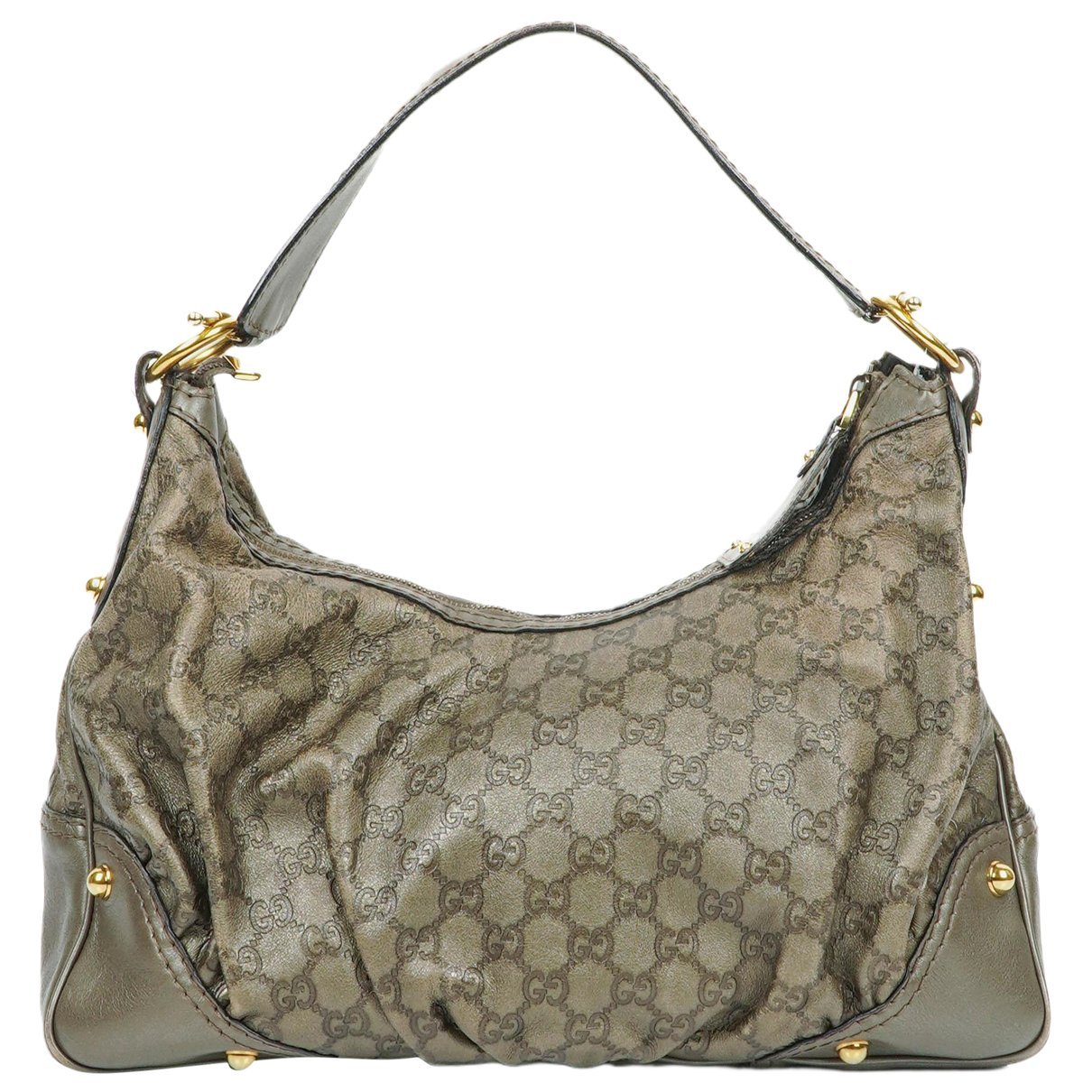 Hobo leather handbag