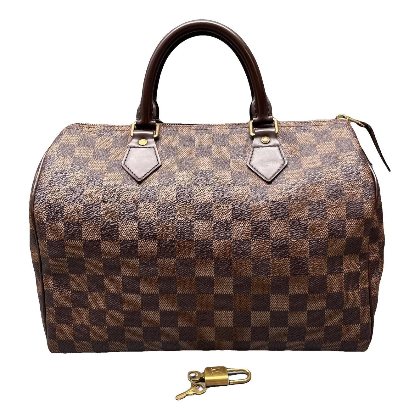 Speedy leather handbag