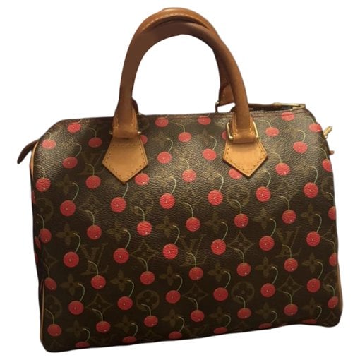 Speedy leather handbag