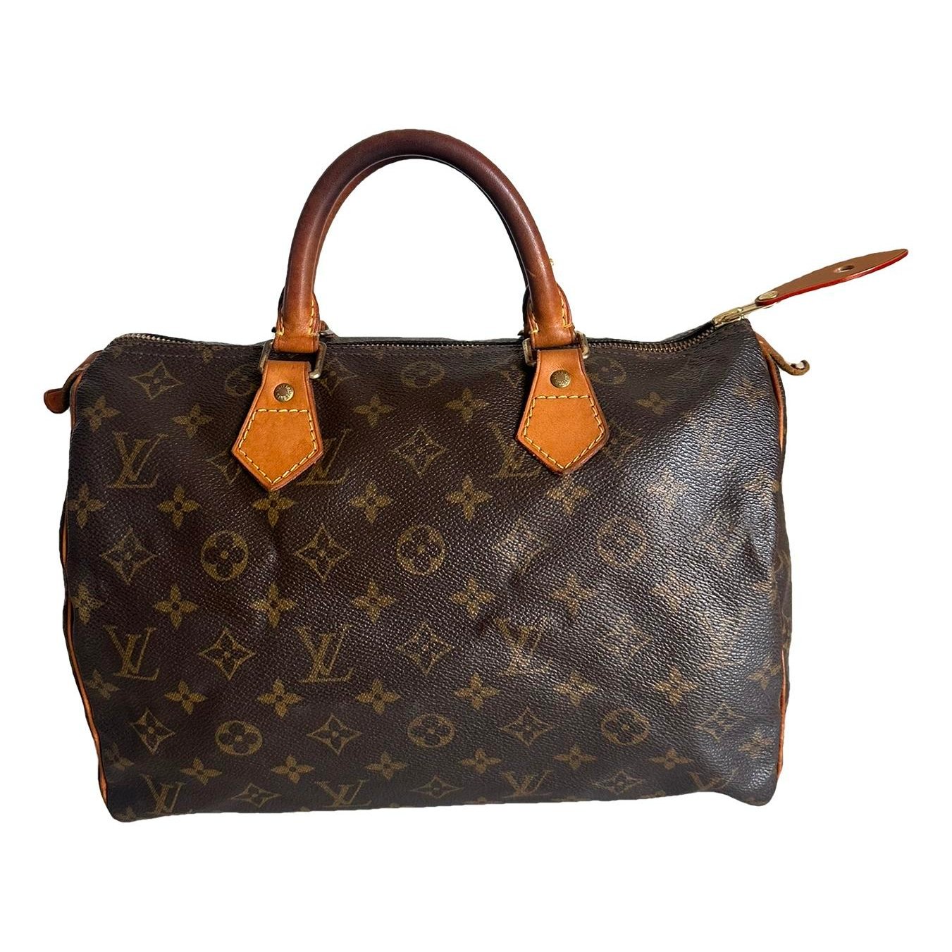 Speedy leather handbag