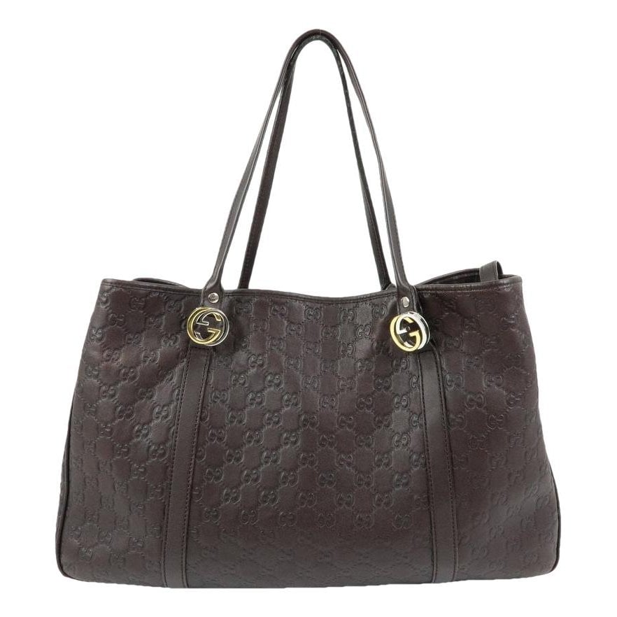 Leather tote