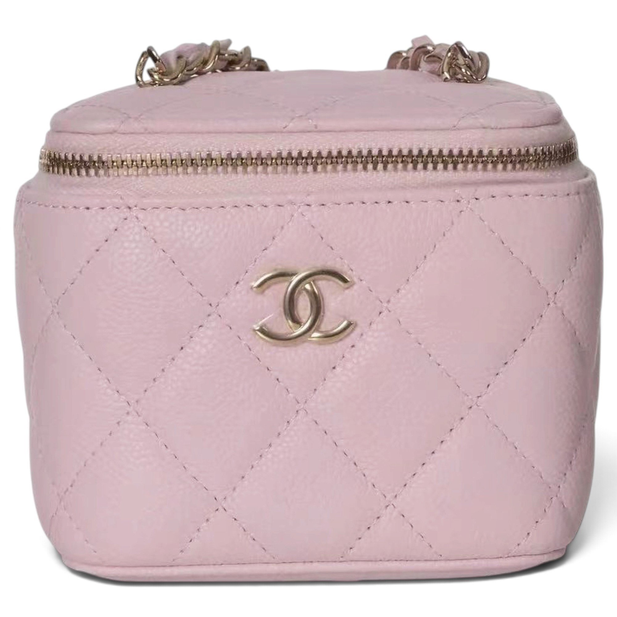 Trendy CC Vanity leather handbag