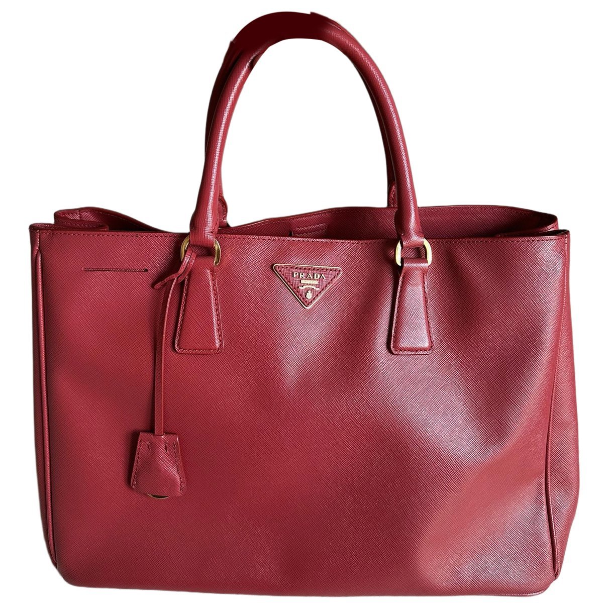 Madras leather handbag