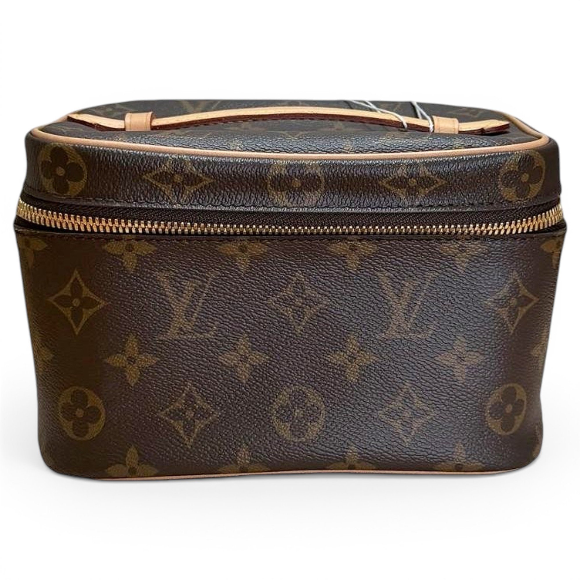 Vanity leather handbag
