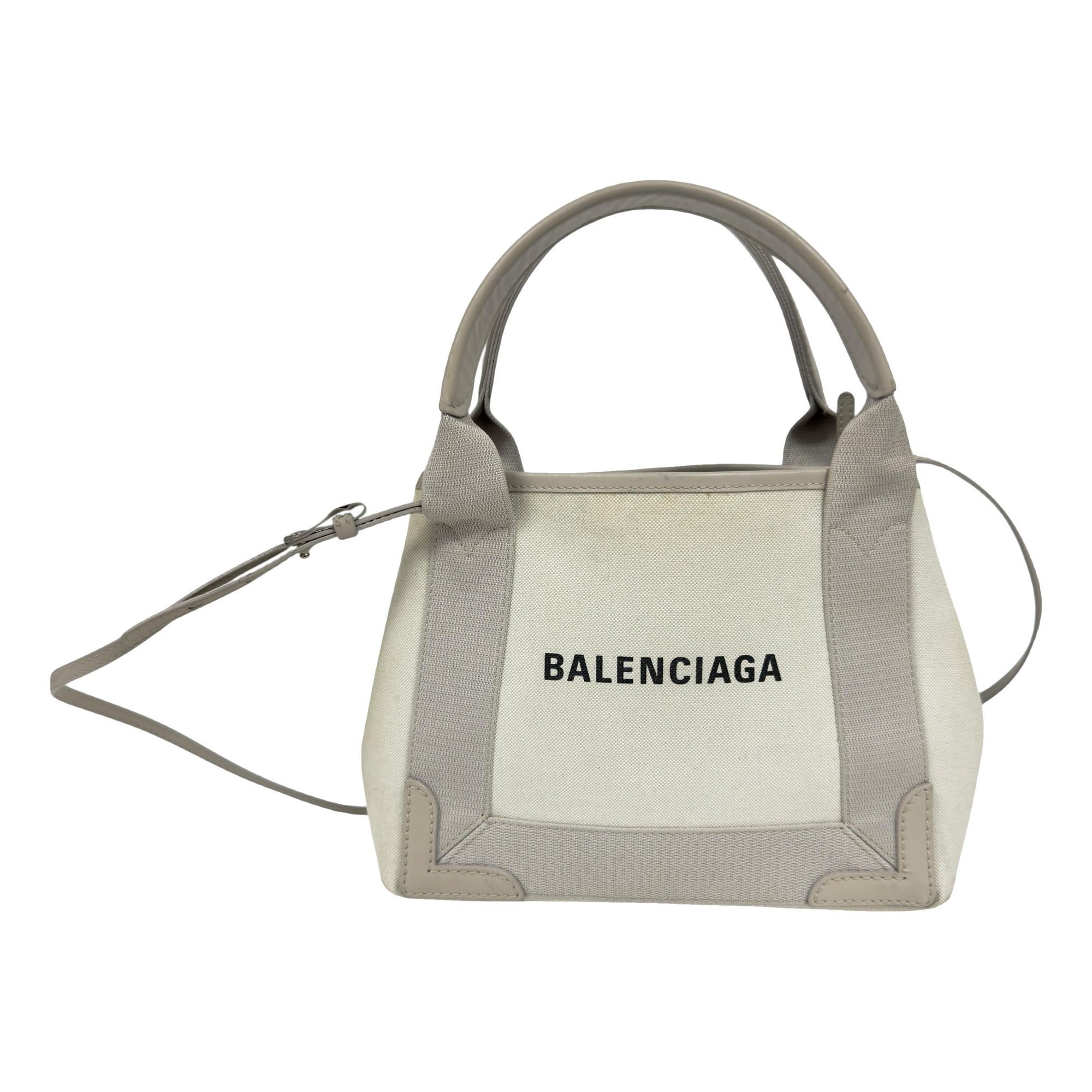 Navy cabas cloth crossbody bag