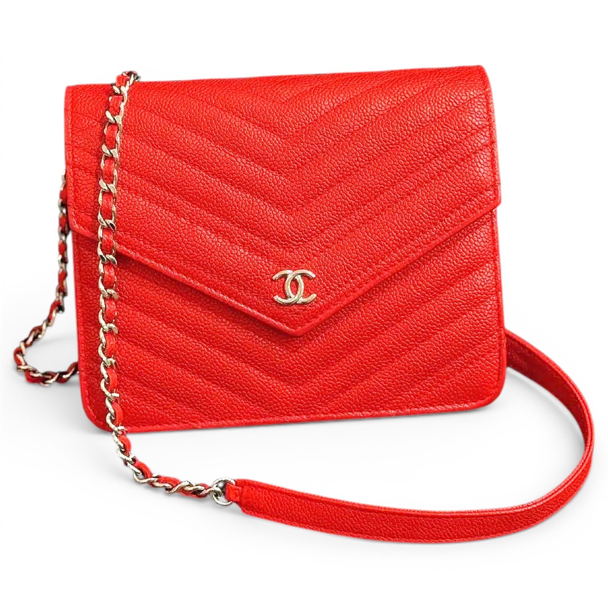 Wallet On Chain Timeless/Classique leather handbag