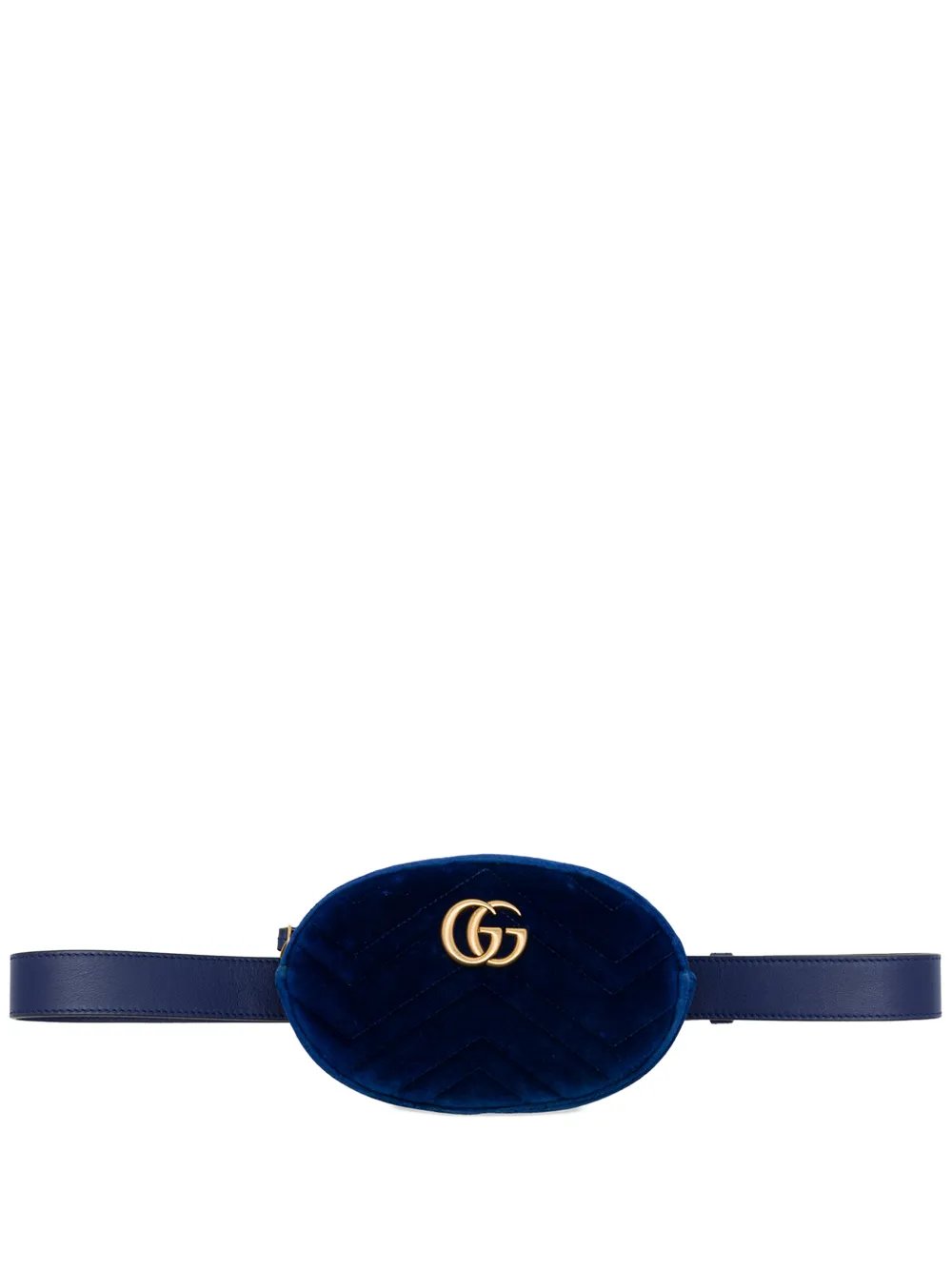 2016-2026 GG Marmont Matelasse Velvet belt bag