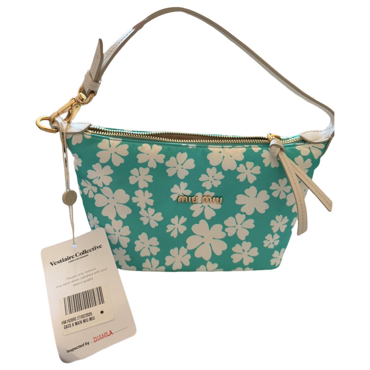Miu Spirit cloth handbag